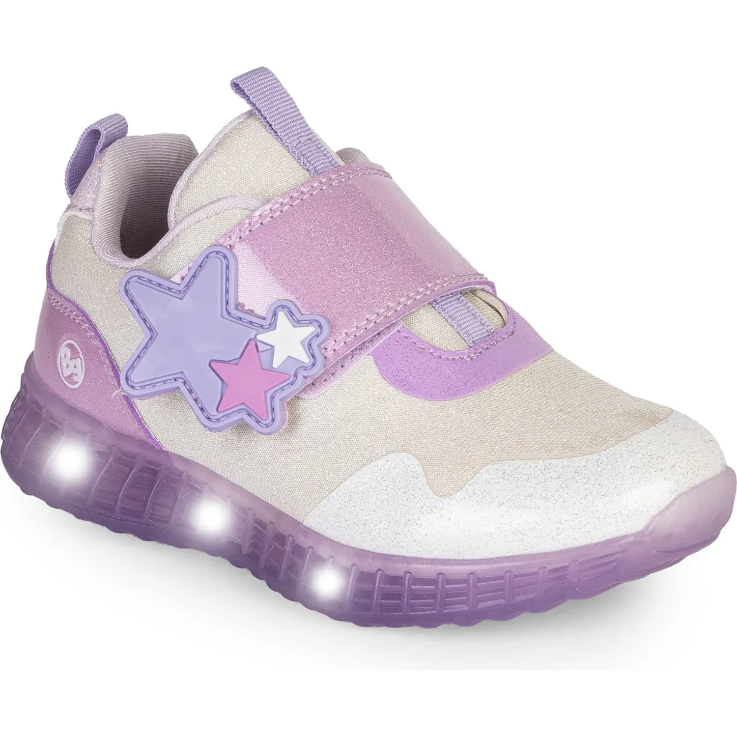 Bubble Gummers Zapatillas Bubble Gummers Urbanas Niñas Con Luces Solaris color blanco / lila | Platanitos