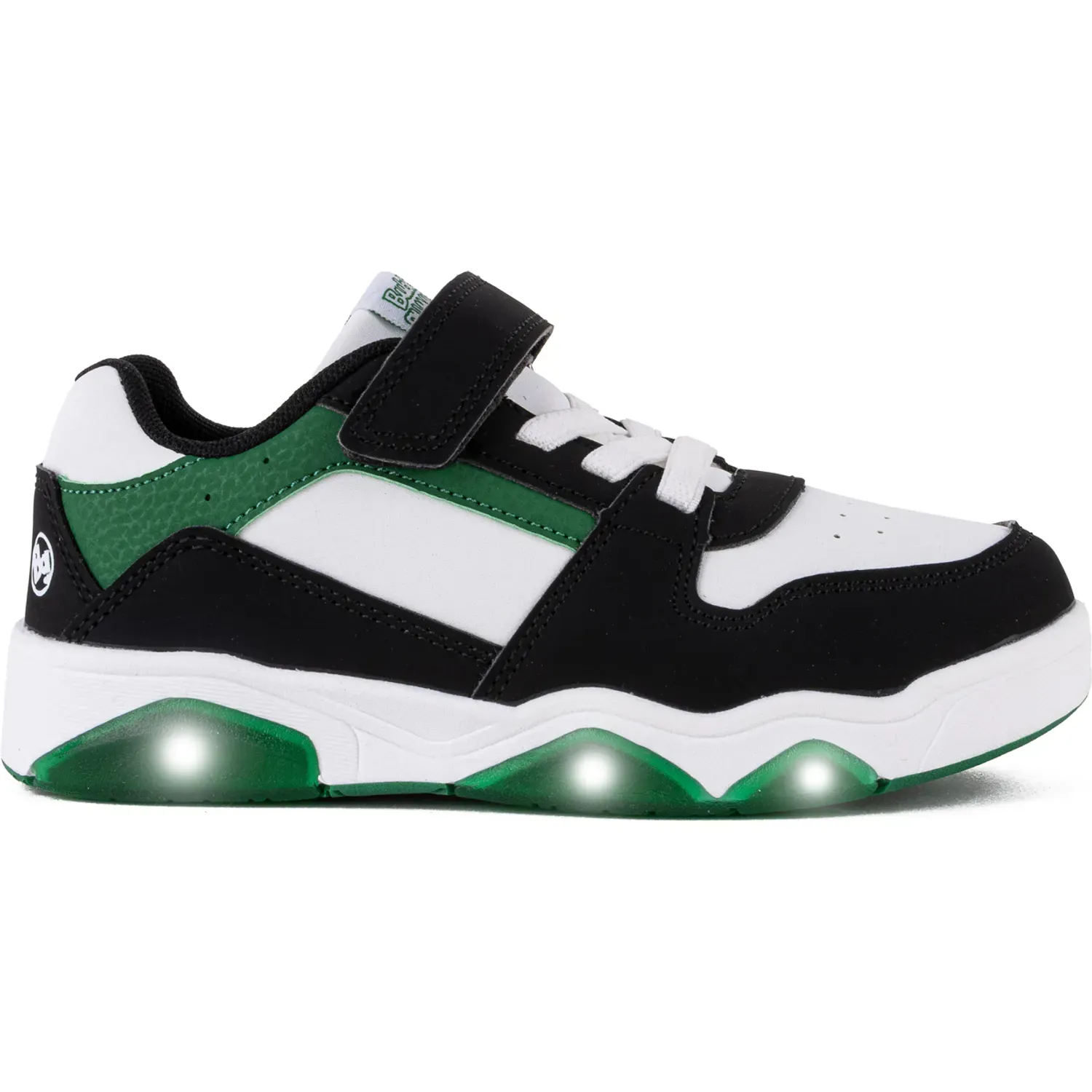 Zapatillas Bubble Gummers Urbanas Niños  Drew color negro / verde | Platanitos