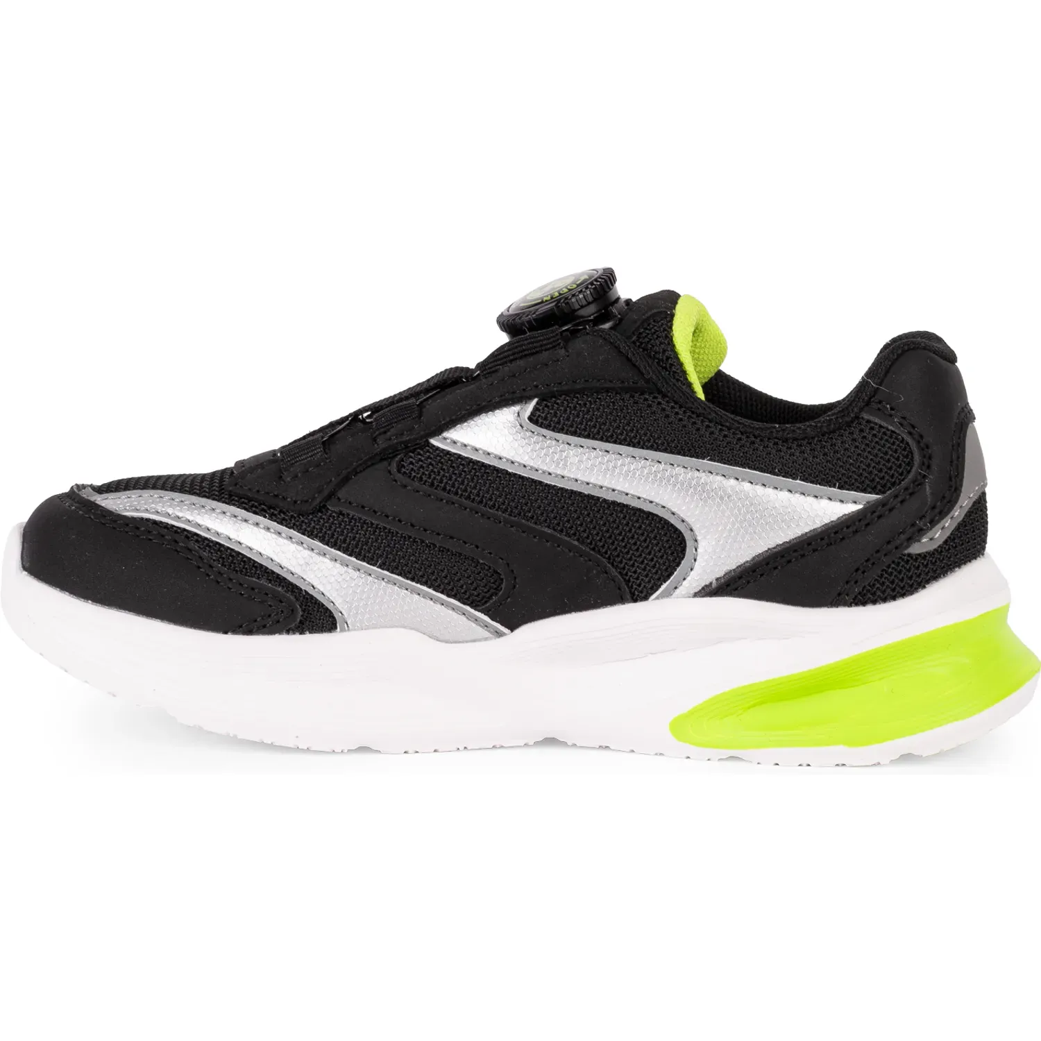 Bubble Gummers Zapatillas Bubble Gummers Urbanas Niños Dynamic color negro / plateado | Platanitos