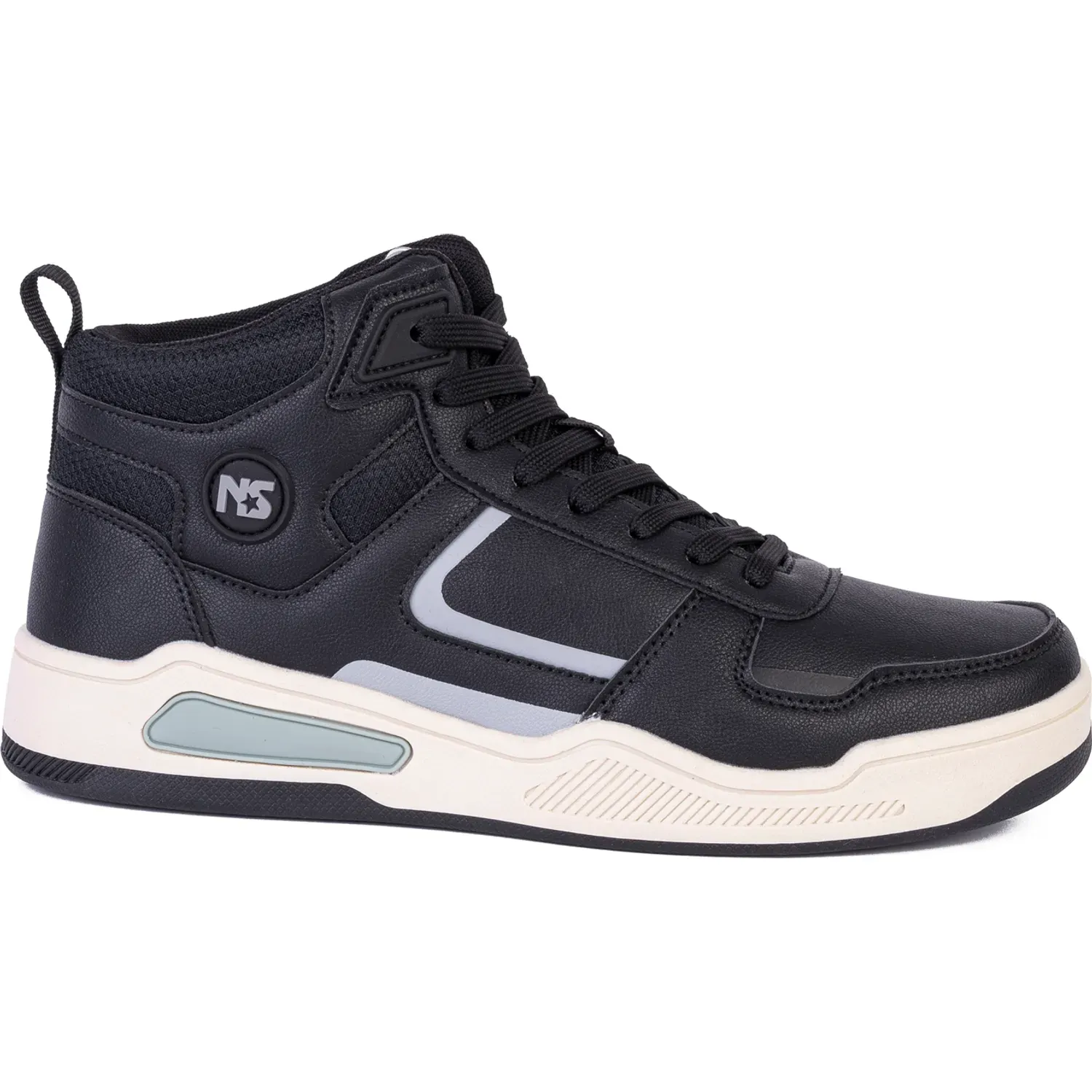 Zapatillas North Star Urbanas Hombre  Team Star color negro | Platanitos