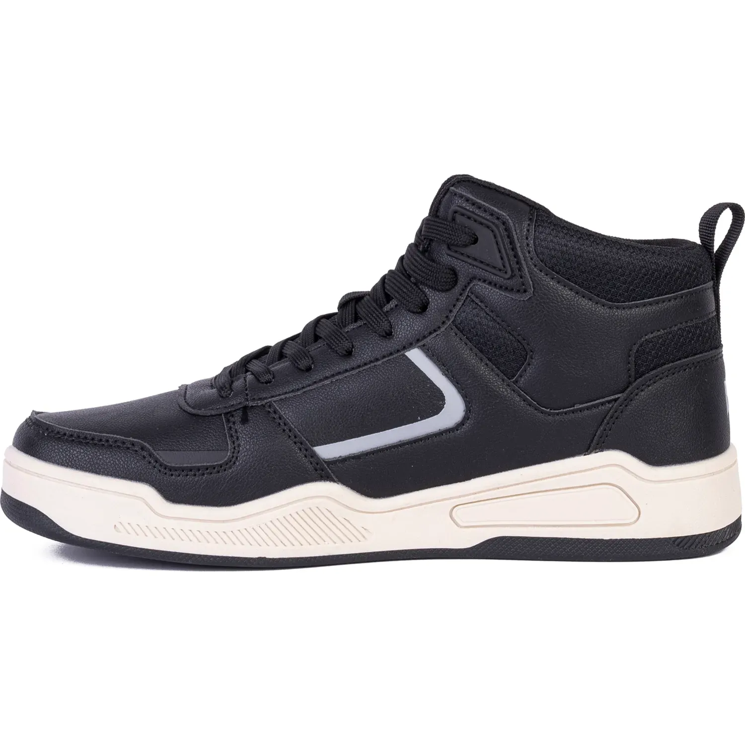 Zapatillas North Star Urbanas Hombre  Team Star color negro | Platanitos