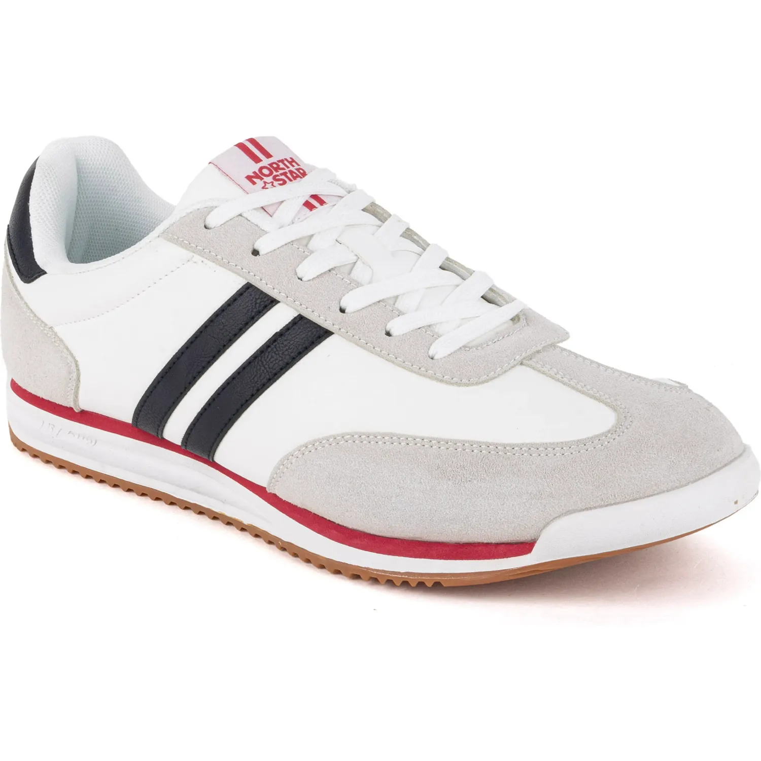 Zapatillas North Star Urbanas Hombre  New P Club 48 color blanco | Platanitos