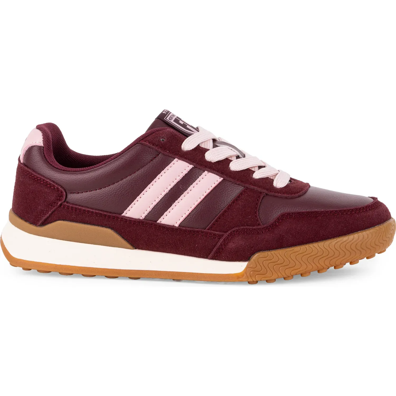 Zapatillas North Star Urbanas Mujer  Atletico color guinda | Platanitos
