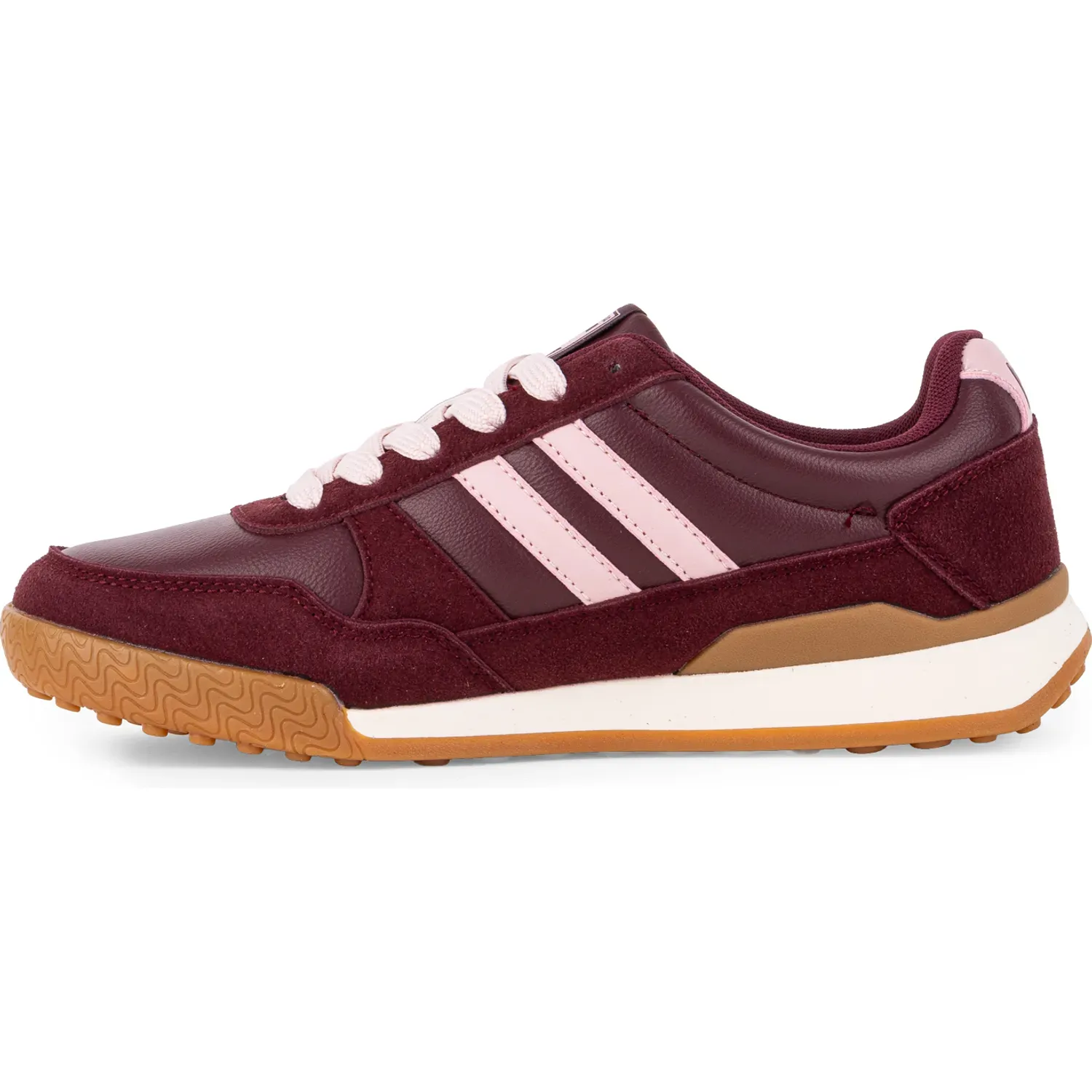 Zapatillas North Star Urbanas Mujer  Atletico color guinda | Platanitos