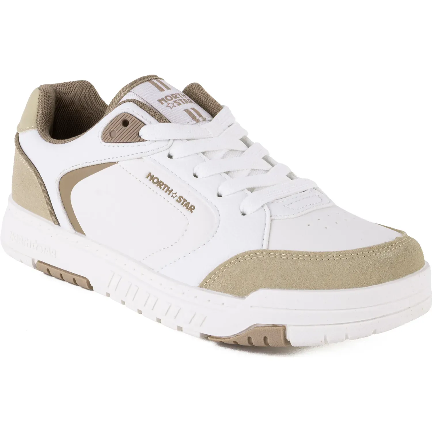 North Star Zapatillas North Star Urbanas Mujer Skater Wave color blanco / beige | Platanitos