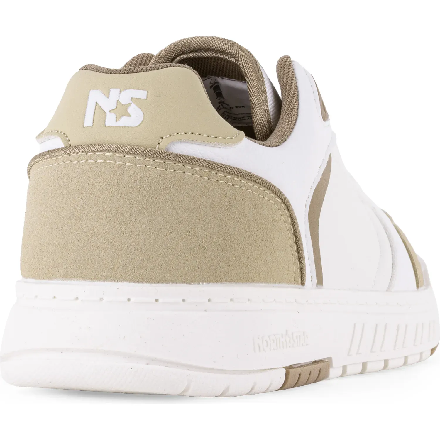 North Star Zapatillas North Star Urbanas Mujer Skater Wave color blanco / beige | Platanitos