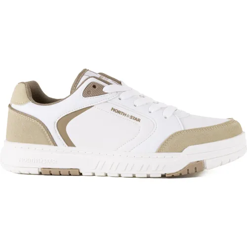 Zapatillas North Star Urbanas Mujer  Skater Wave color blanco | Platanitos