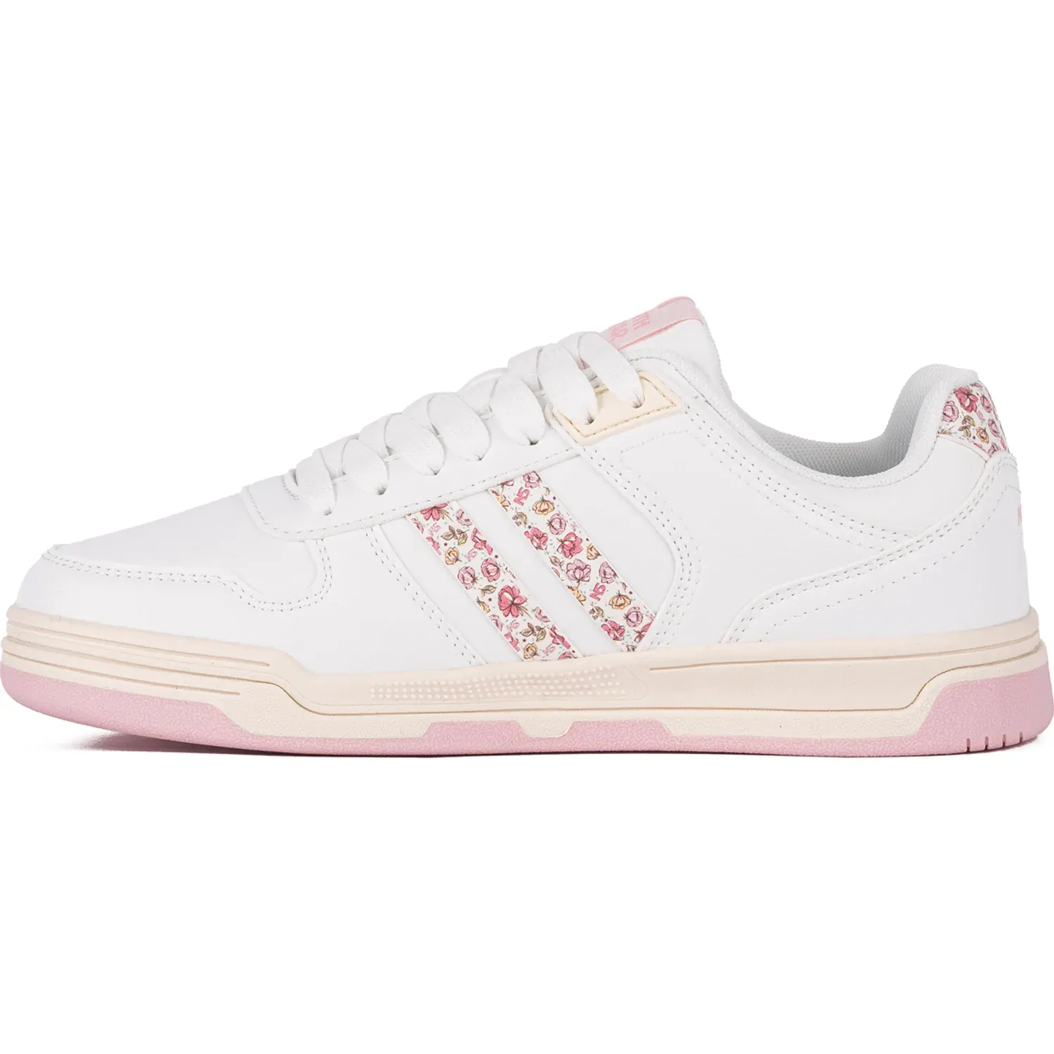 North Star Zapatillas North Star Urbanas Mujer Court 86 color blanco / rosado | Platanitos
