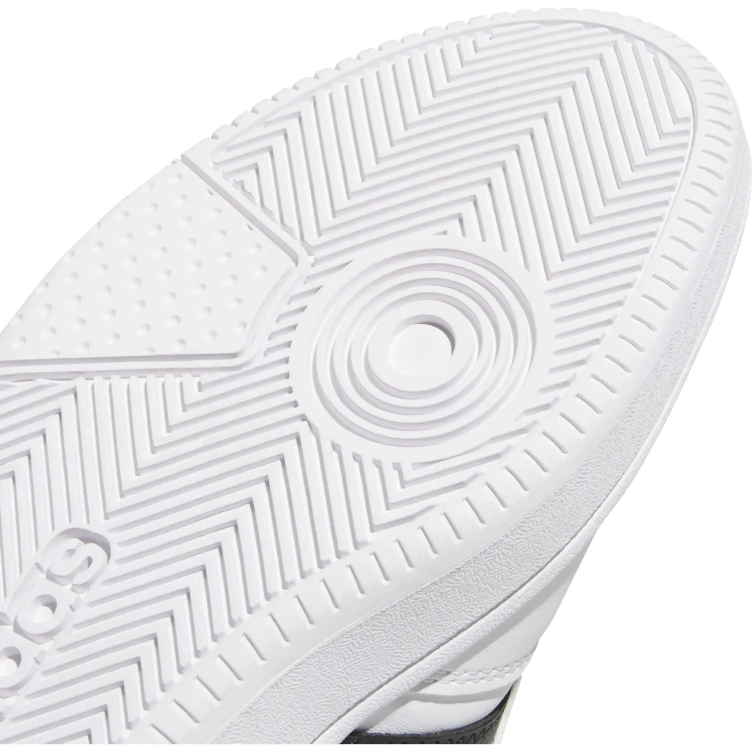 adidas Zapatillas Adidas De Basquet Unisex Hoops Mid Classic color blanco / negro | Platanitos