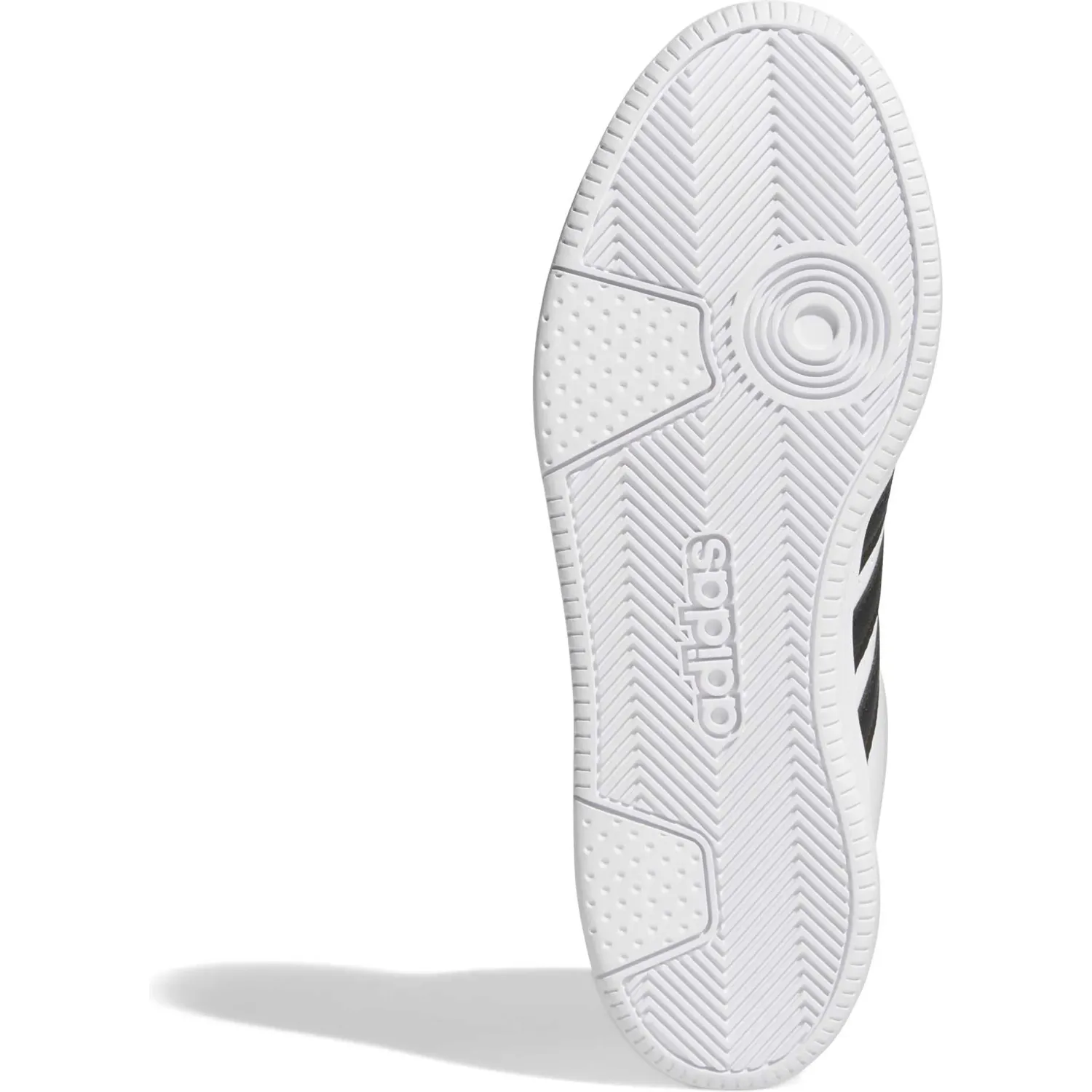 adidas Zapatillas Adidas De Basquet Unisex Hoops Mid Classic color blanco / negro | Platanitos