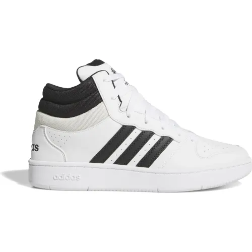 Zapatillas Adidas De Basquet Unisex Hoops Mid Classic color blanco | Platanitos