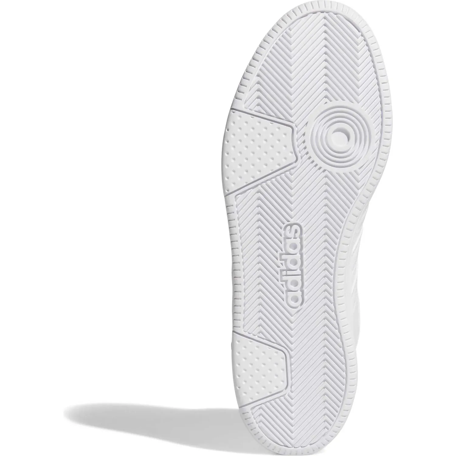 adidas Zapatillas Adidas De Basquet Unisex Hoops Mid Classic color blanco / gris | Platanitos