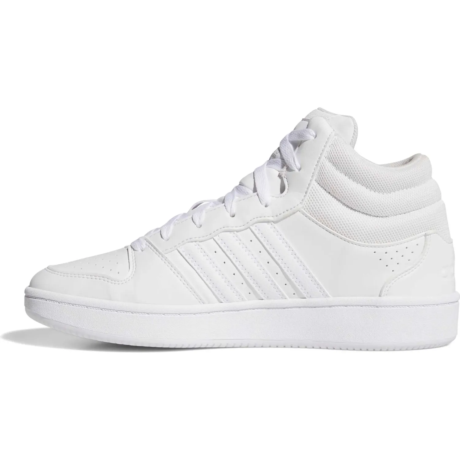 adidas Zapatillas Adidas De Basquet Unisex Hoops Mid Classic color blanco / gris | Platanitos