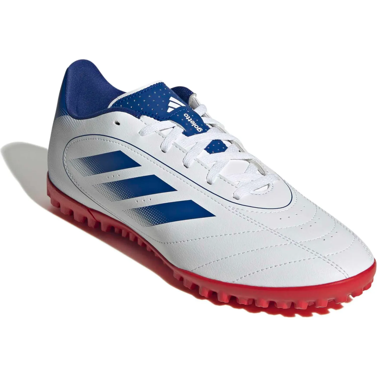 adidas Zapatillas Adidas De Futbol Unisex Goletto Ix Tf color blanco | Platanitos