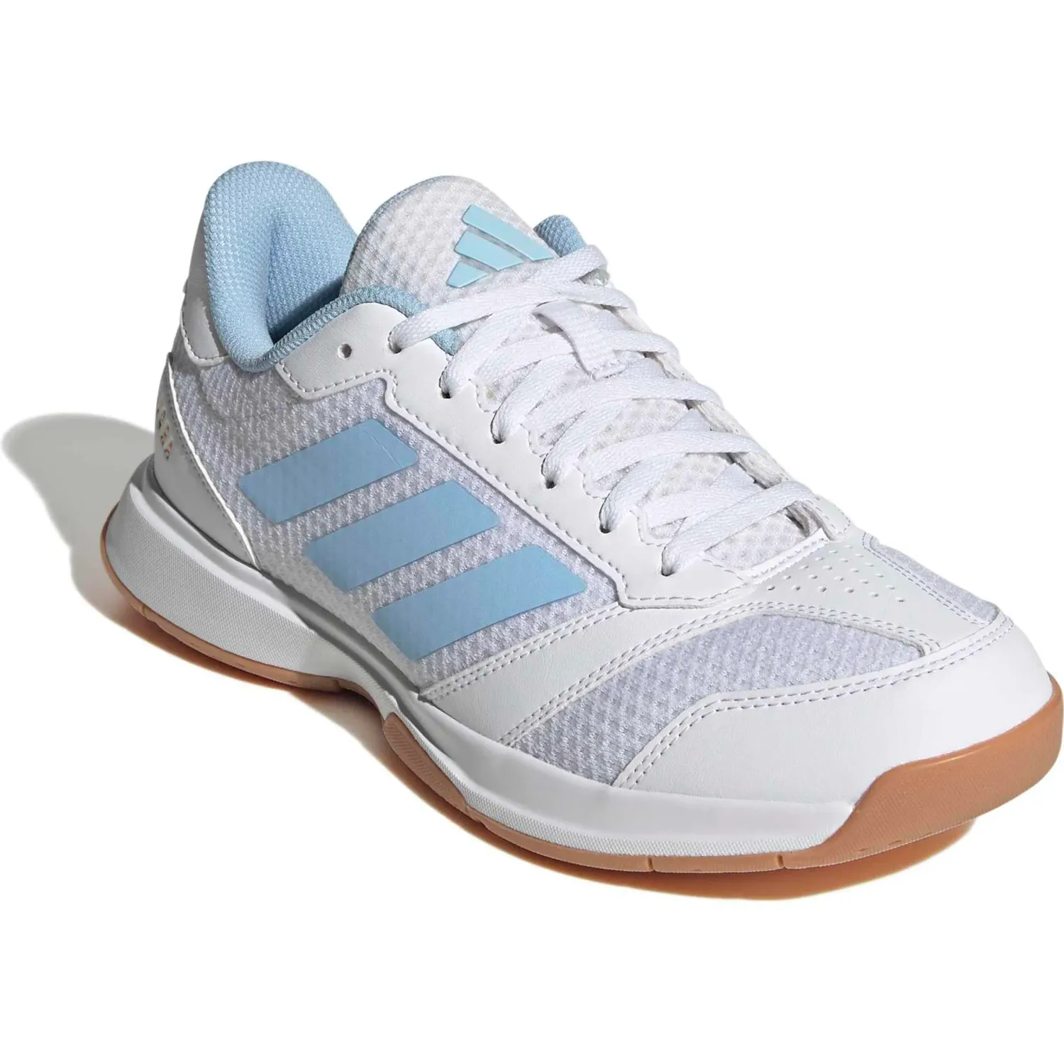 Zapatillas Adidas Urbanas Mujer Ligra 8 W color blanco / celeste | Platanitos