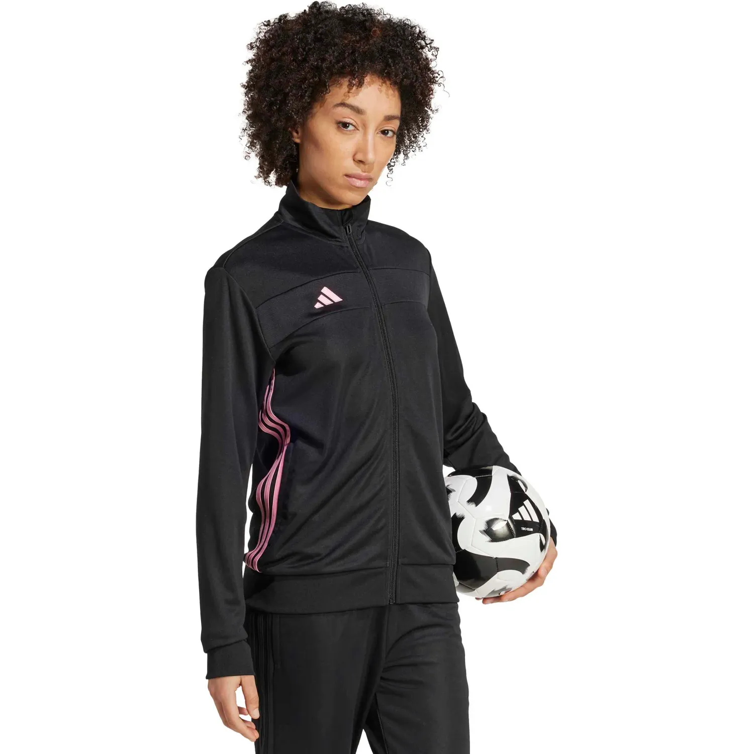 adidas Casaca Adidas De Futbol Mujer Tiro Es Tr Jk W color negro | Platanitos