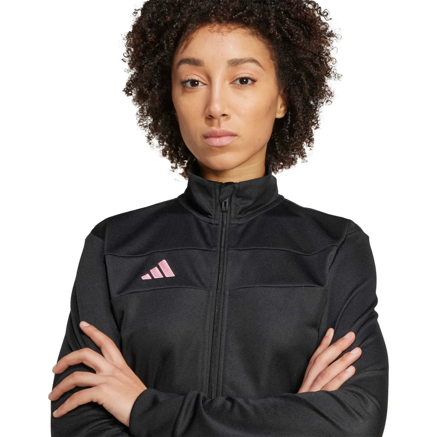 adidas Casaca Adidas De Futbol Mujer Tiro Es Tr Jk W color negro | Platanitos