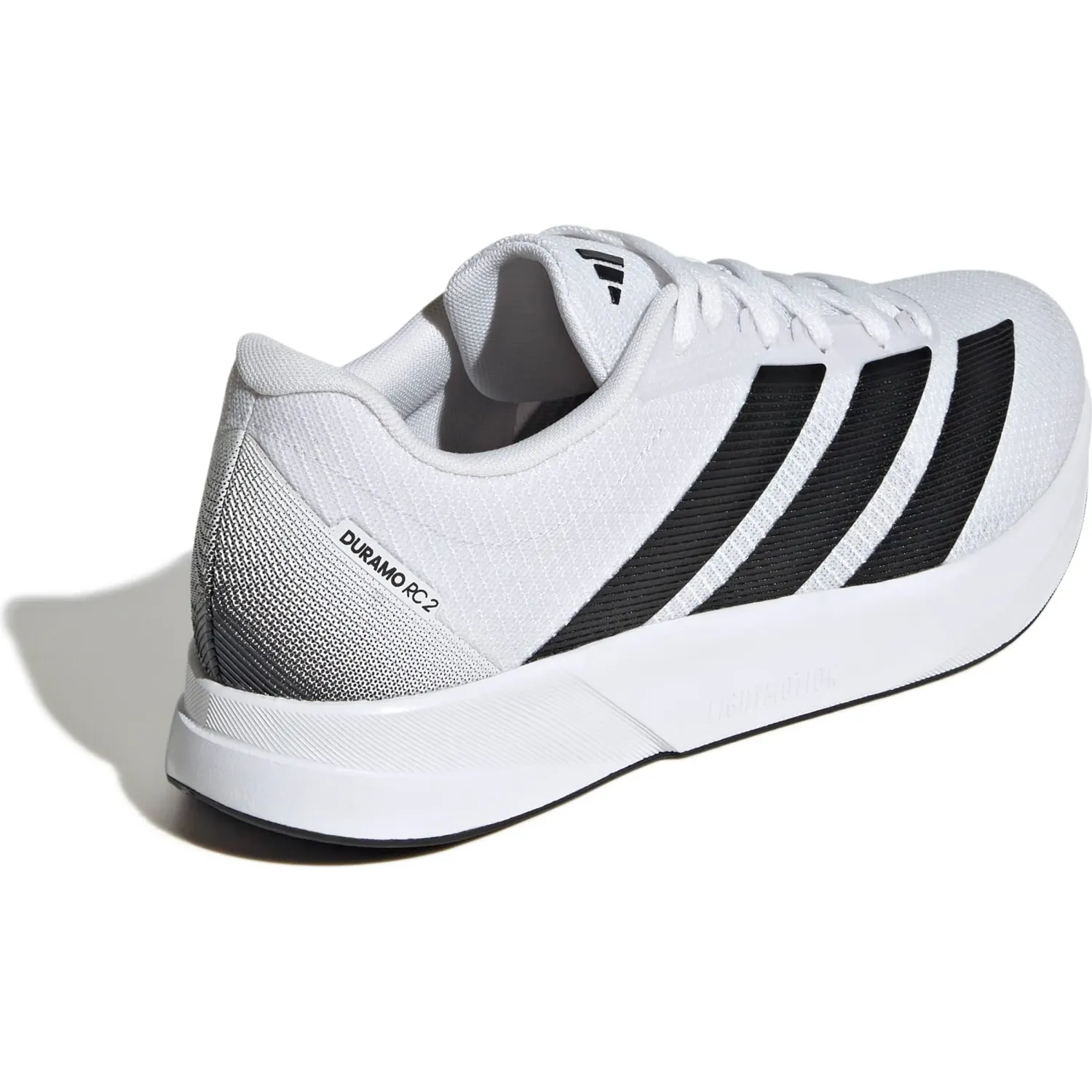 Zapatillas Adidas Running Hombre Duramo Rc2 M color blanco / negro | Platanitos