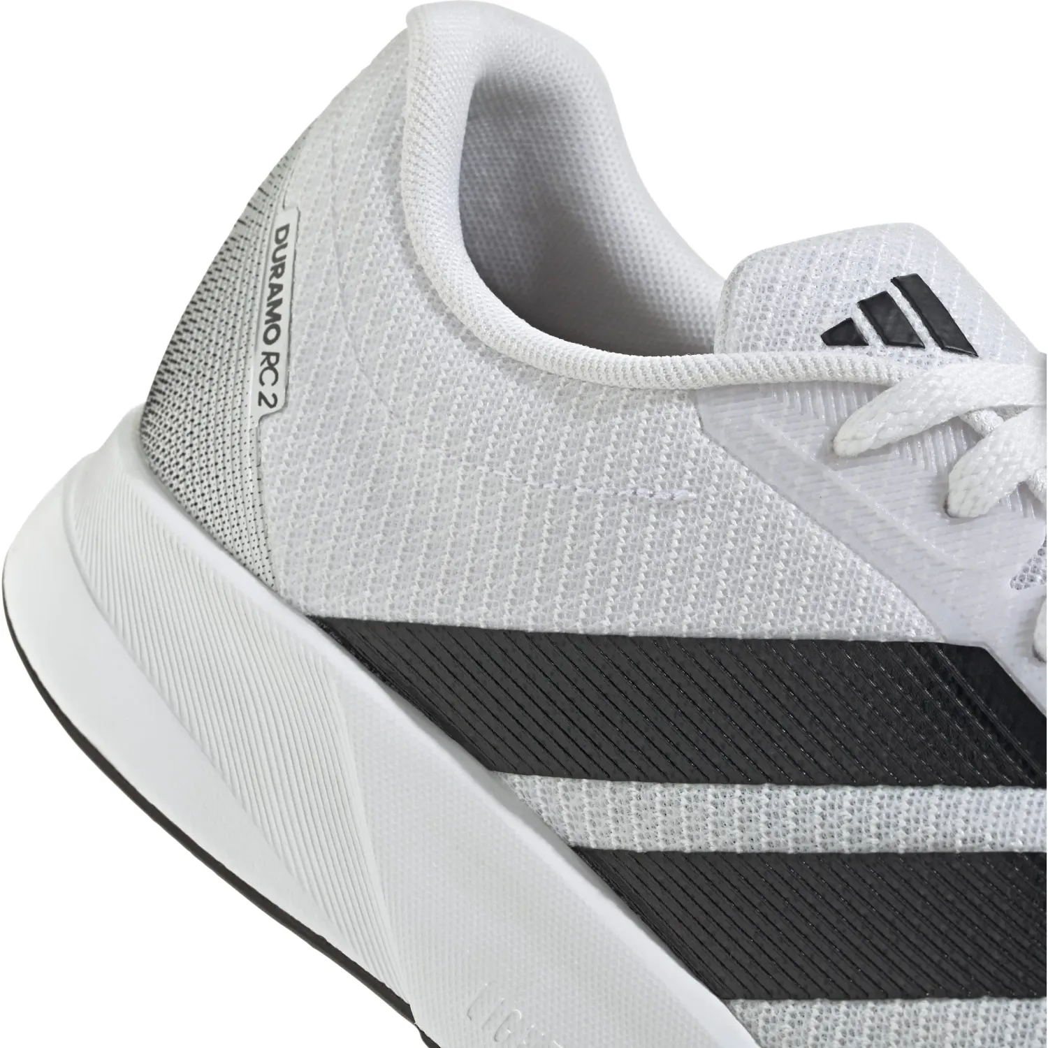 Zapatillas Adidas Running Hombre Duramo Rc2 M color blanco / negro | Platanitos