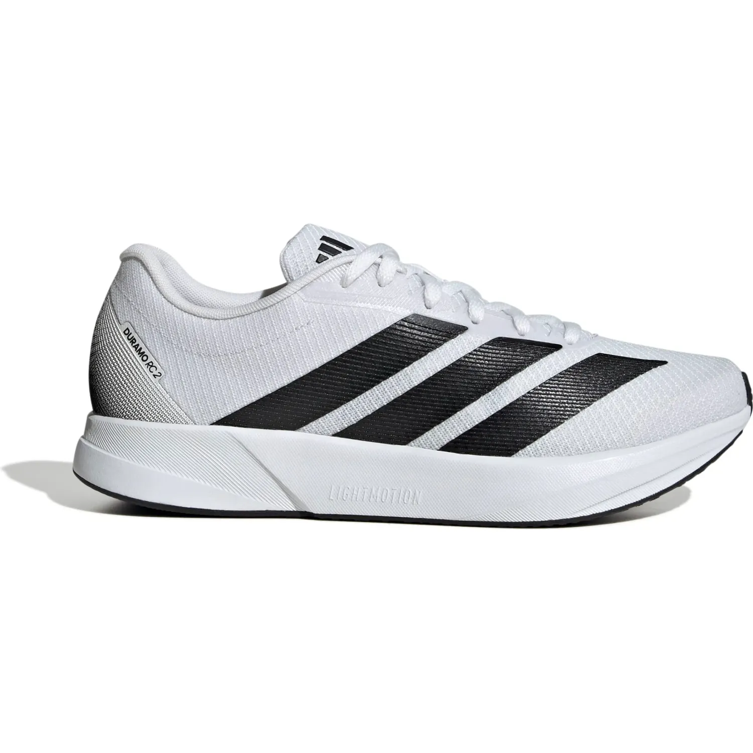 Zapatillas Adidas Running Hombre Duramo Rc2 M color blanco / negro | Platanitos