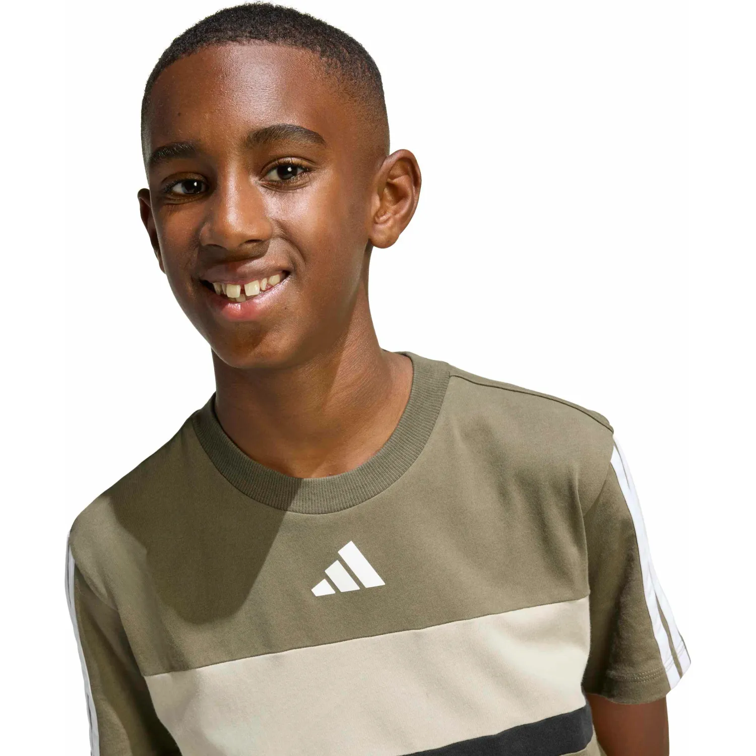 adidas Polo Adidas Deportivo Juvenil J 3s Tib T color oliva | Platanitos