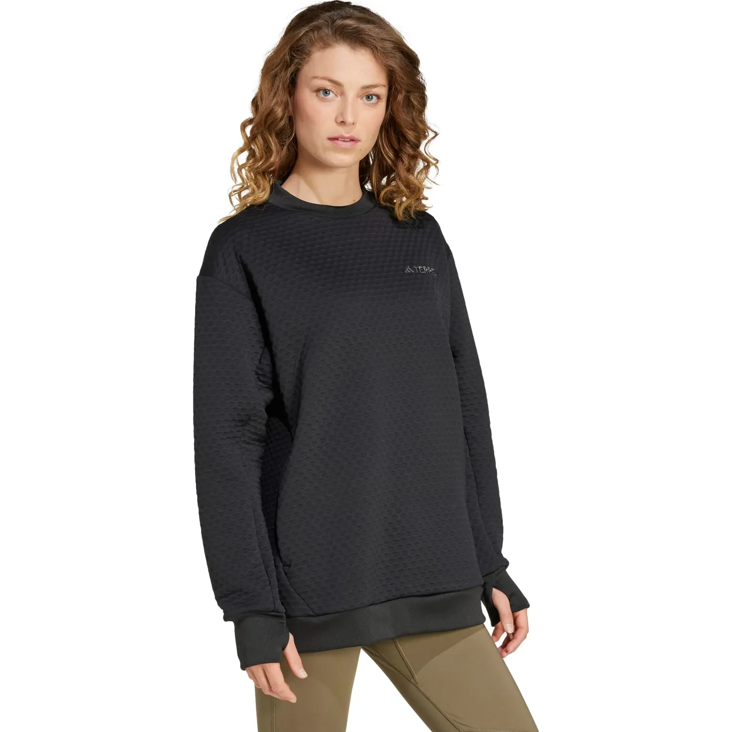 adidas Polera Adidas Deportivo Mujer W Xpl Crew Neck color negro | Platanitos