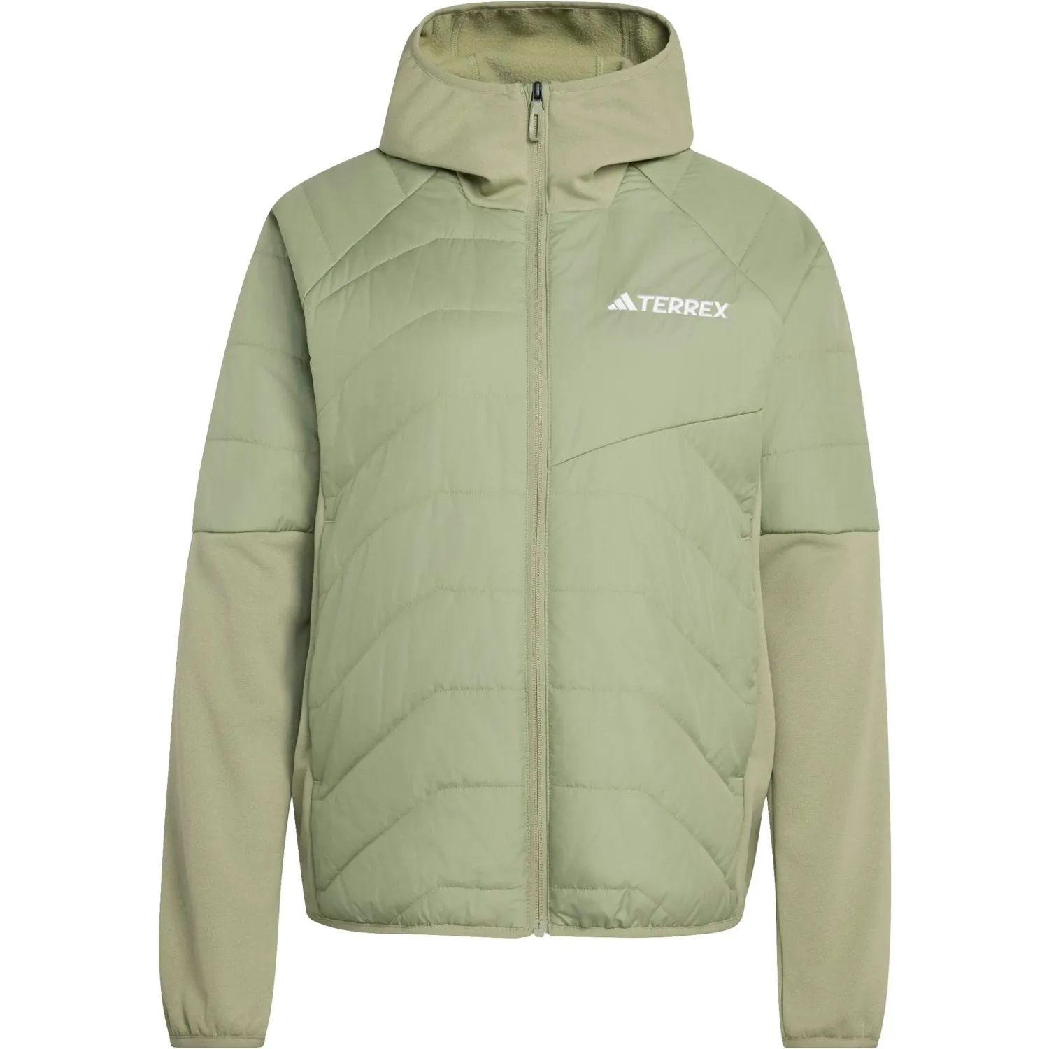 adidas Casaca Adidas Deportivo Mujer W Multi Hyb Jkt color verde | Platanitos