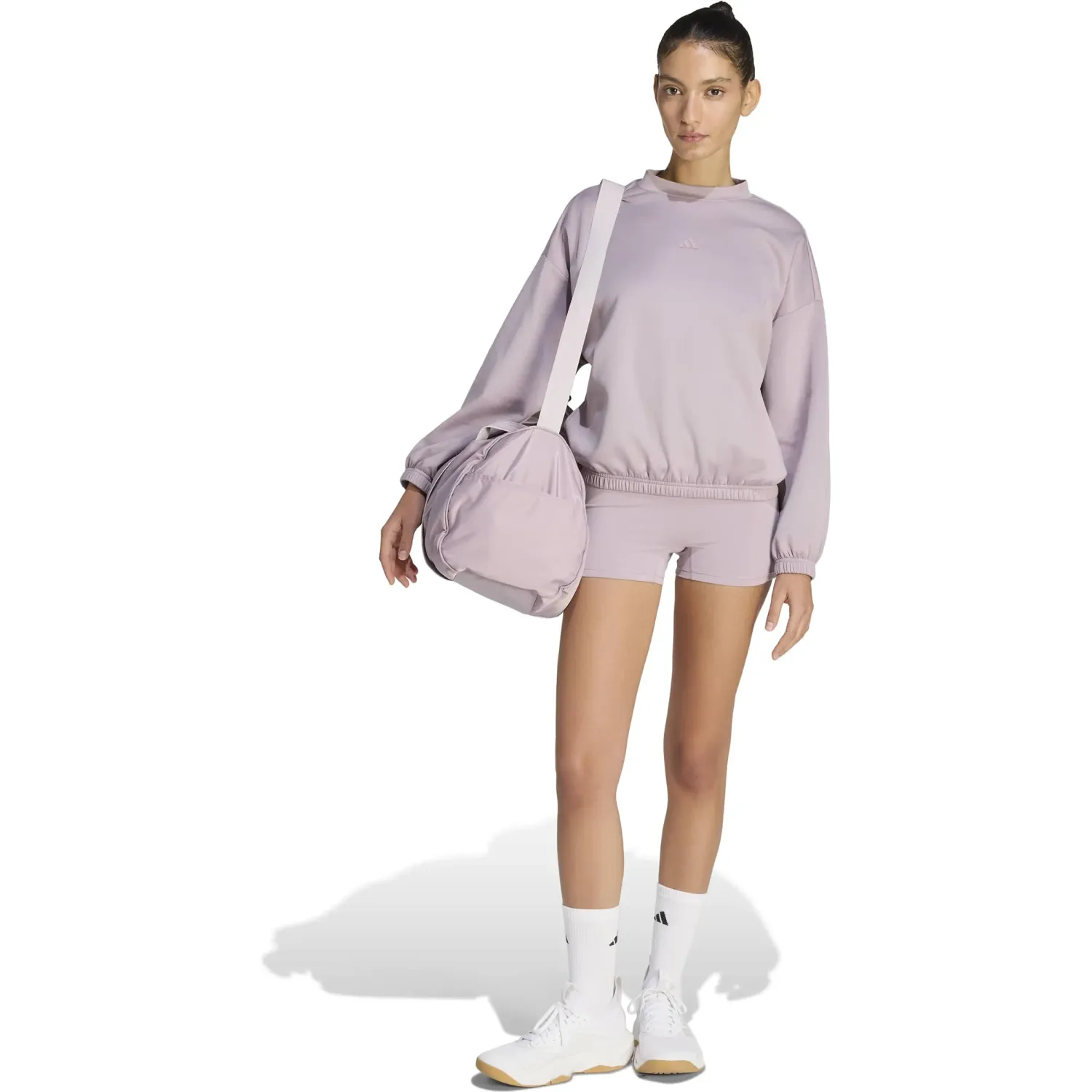 Polo Adidas Training Mujer Motion Es Cover color lila | Platanitos