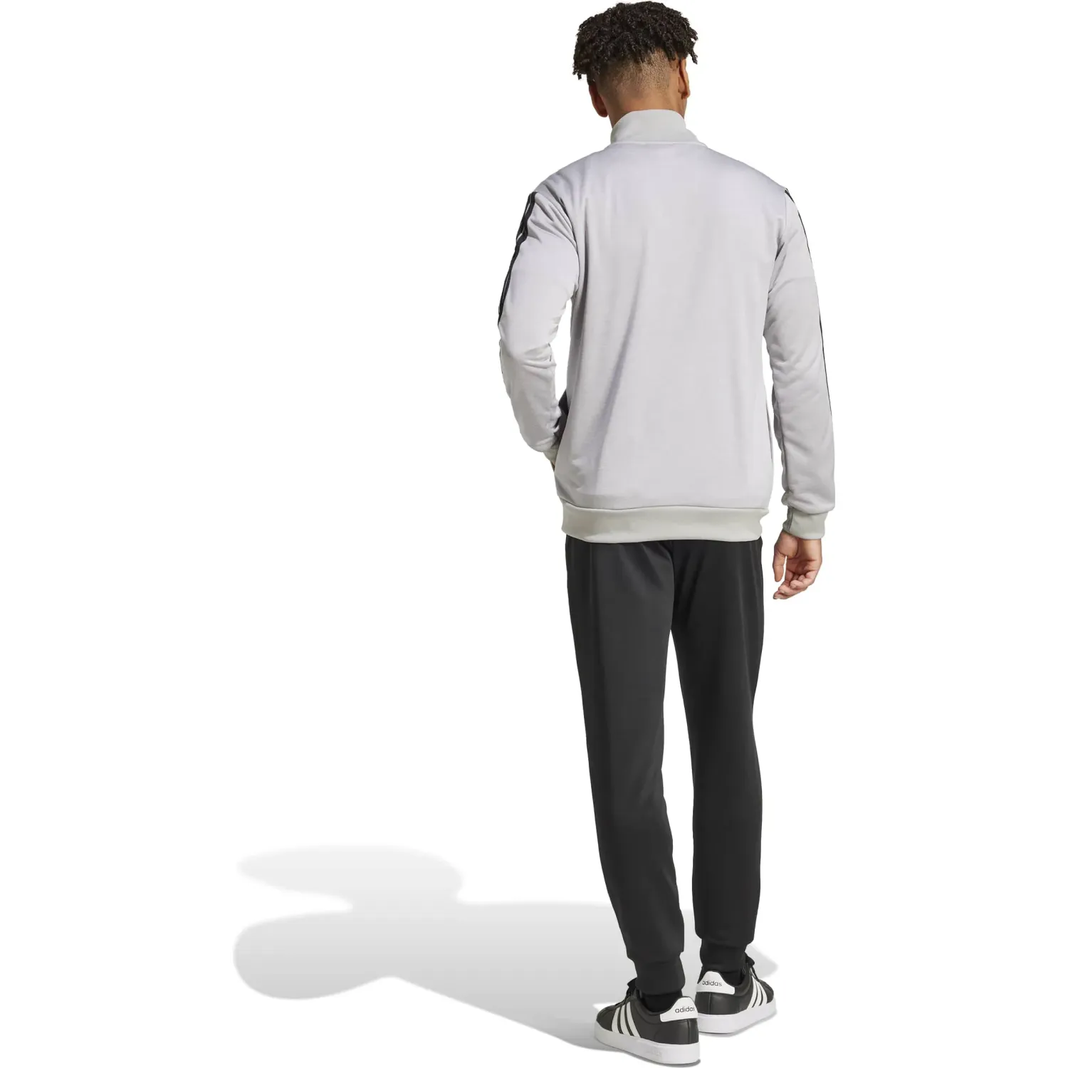 adidas Conjunto Adidas Deportivo Hombre M 3s Ft Tt Ts color gris | Platanitos