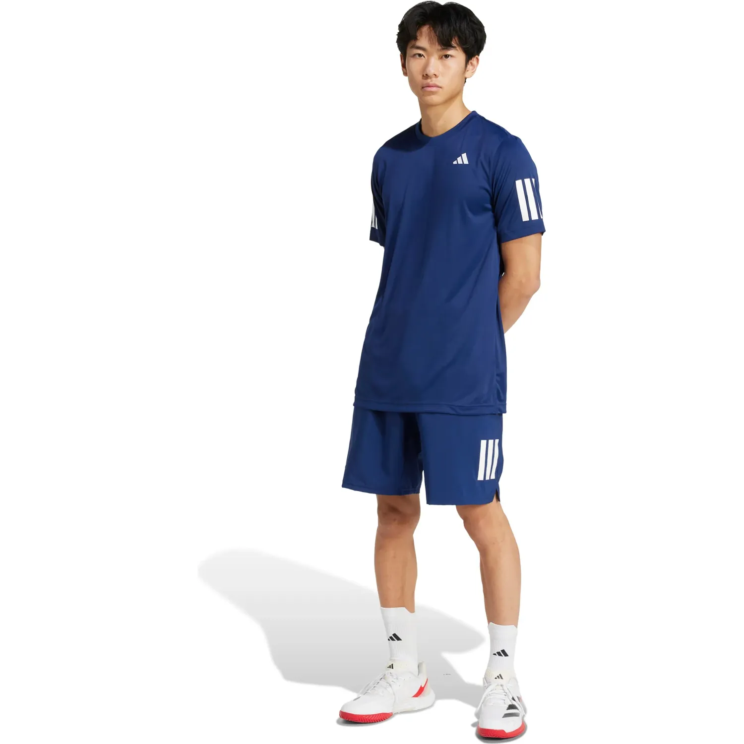 adidas Polo Adidas Deportivo Hombre Club 3str Tee color azul | Platanitos