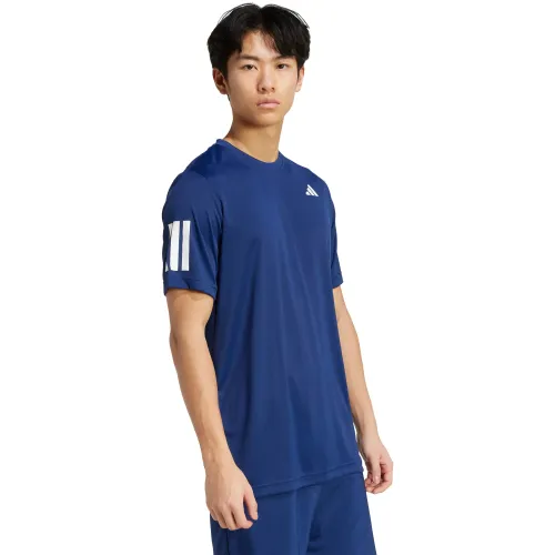 Polo Adidas Deportivo Hombre Club 3str Tee color azul | Platanitos