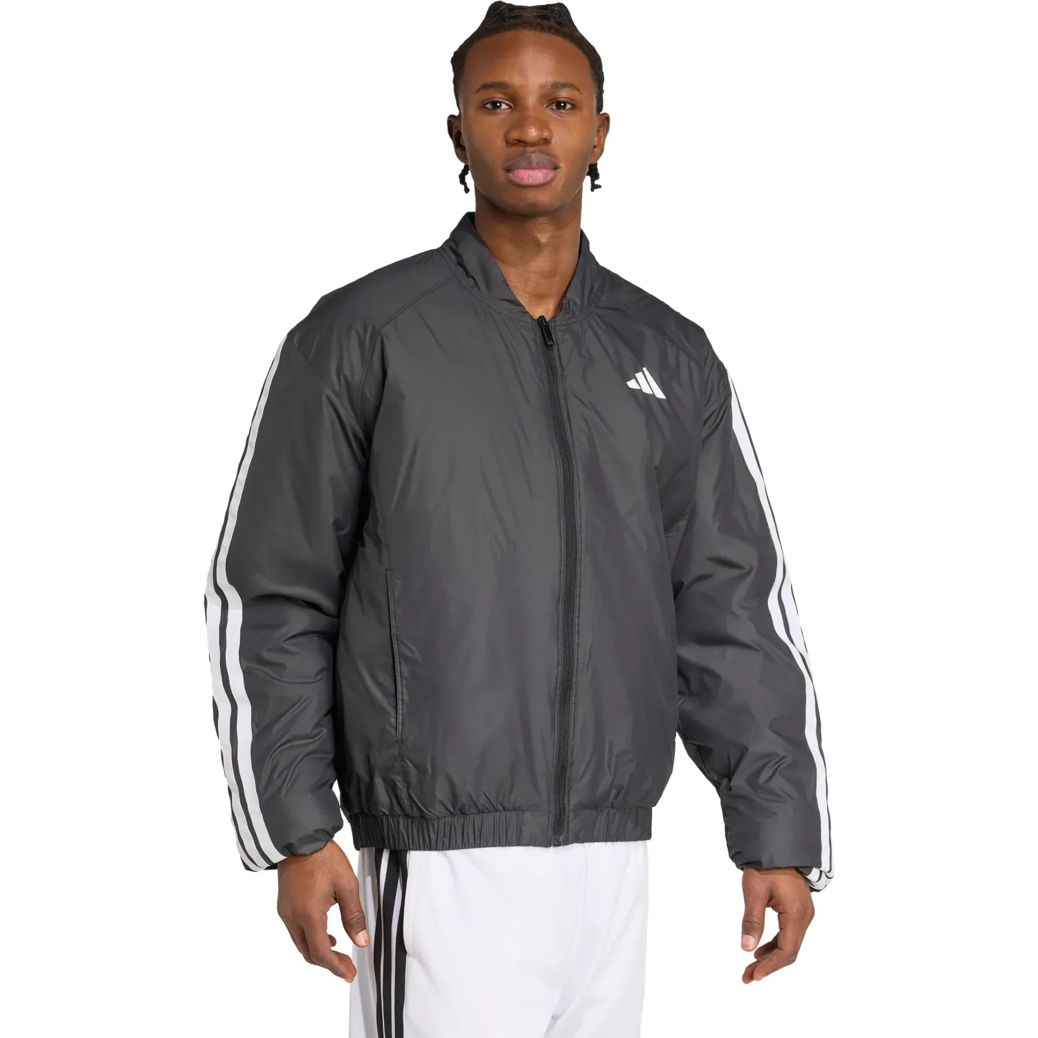 adidas Casaca Adidas Outdoor Hombre Ess 3s Ins Bomb color negro | Platanitos