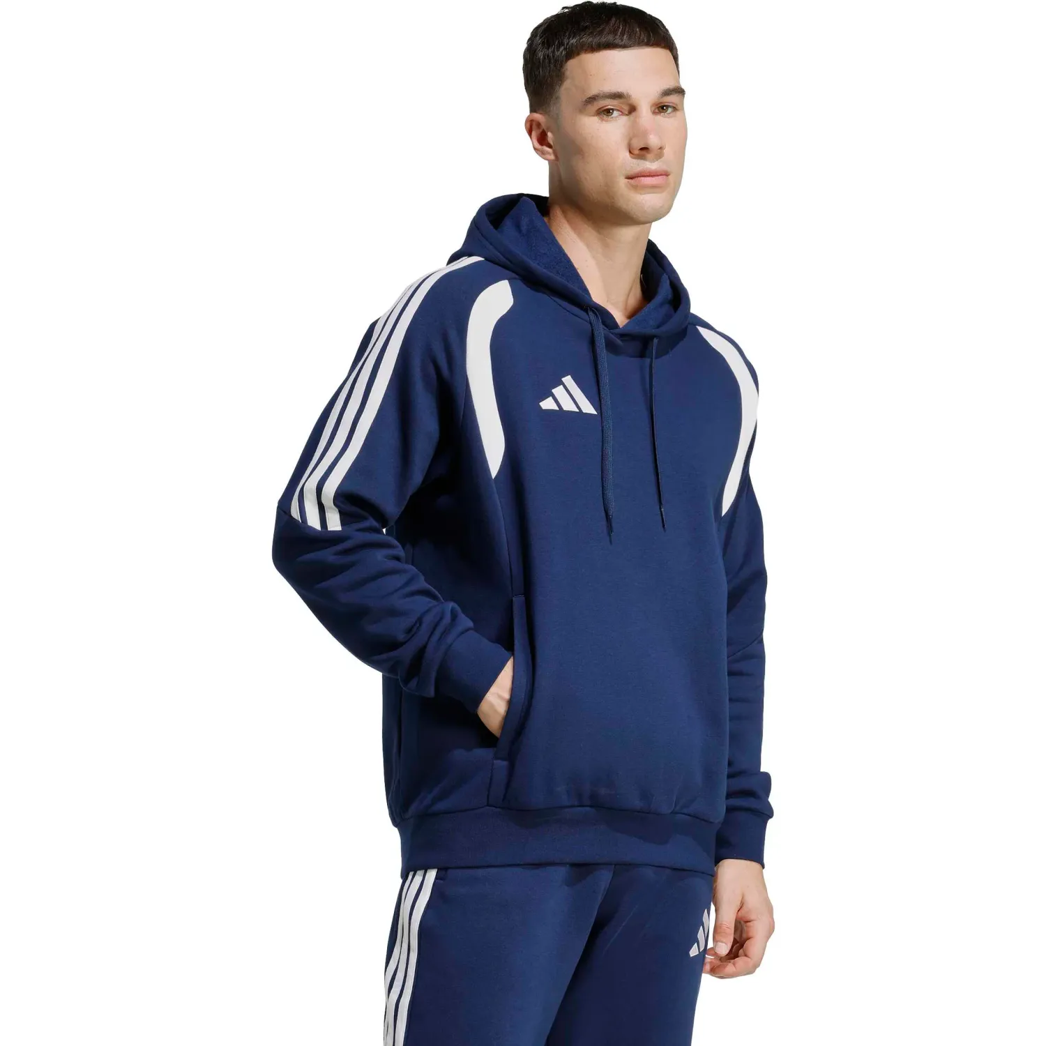 Casaca Adidas  De Futbol Hombre Tiro26l Swhood color navy | Platanitos