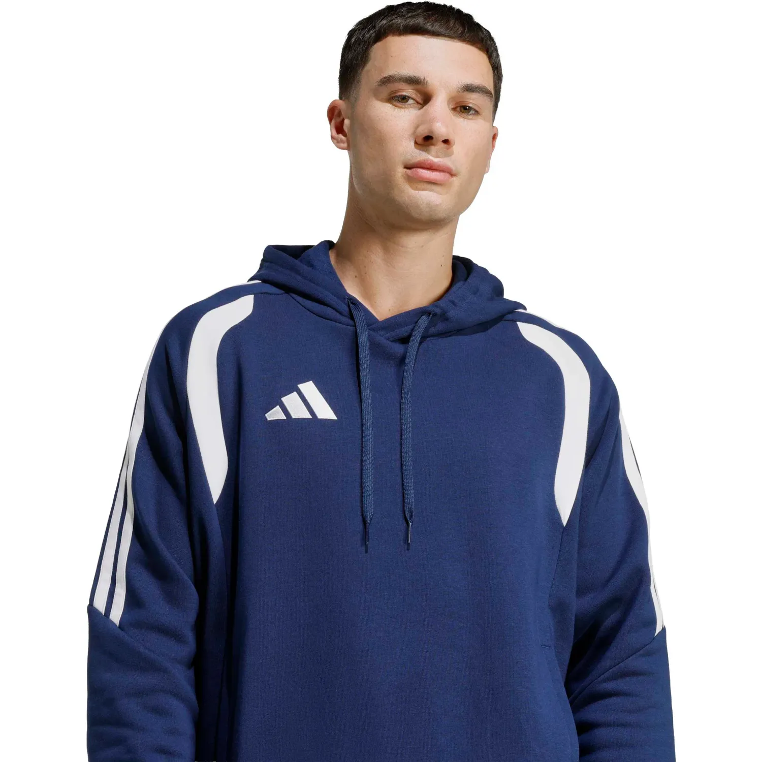 Casaca Adidas  De Futbol Hombre Tiro26l Swhood color navy | Platanitos