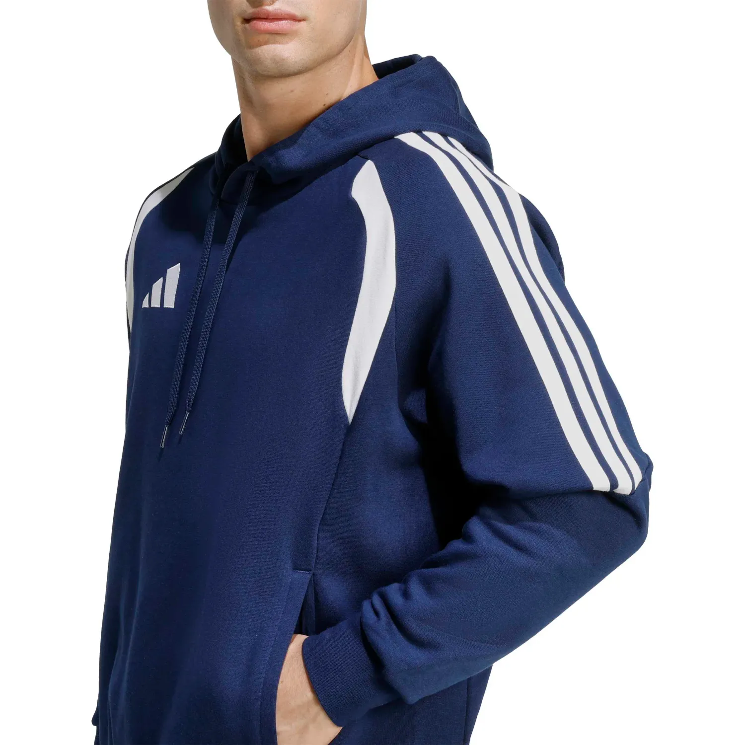 Casaca Adidas  De Futbol Hombre Tiro26l Swhood color navy | Platanitos