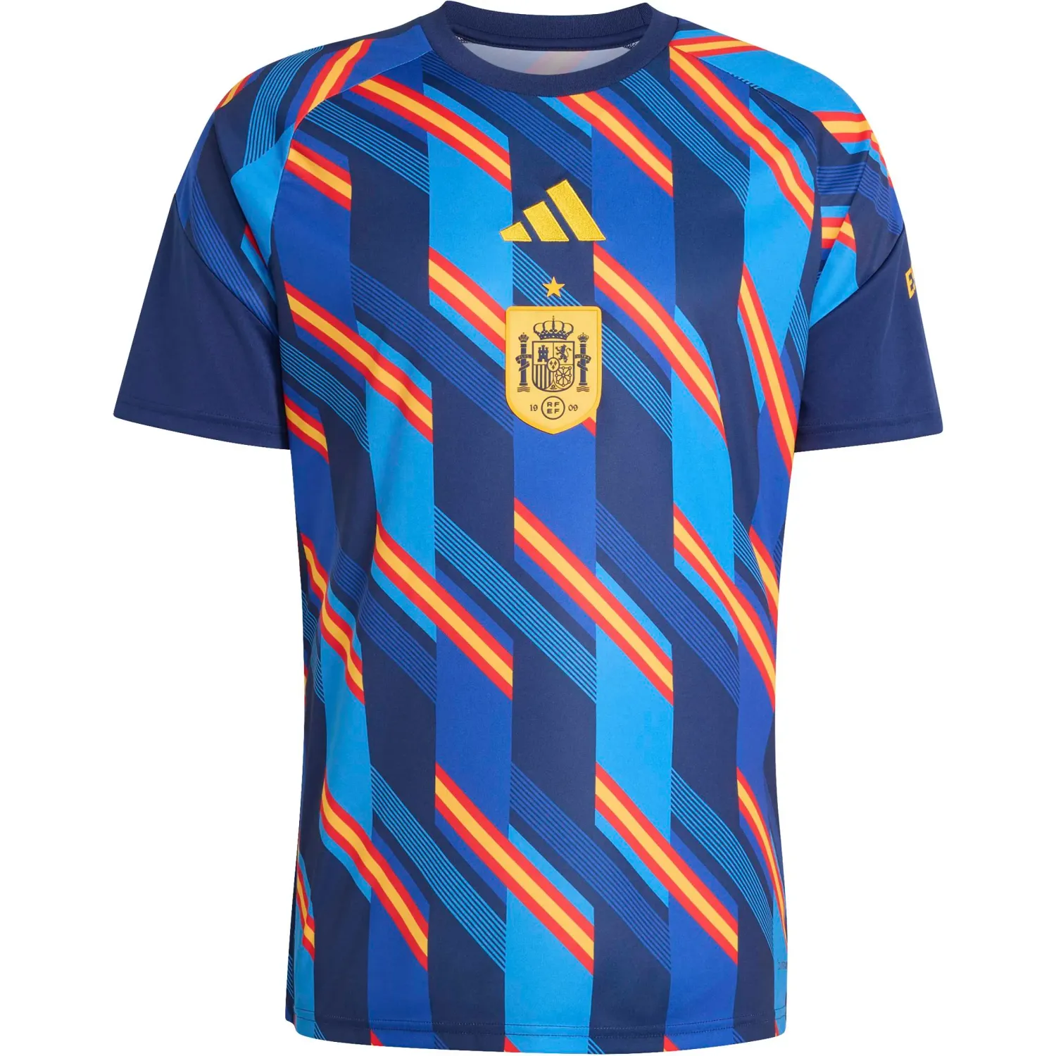 Polo Adidas De Futbol Hombre Rfef H Preshi color azul | Platanitos