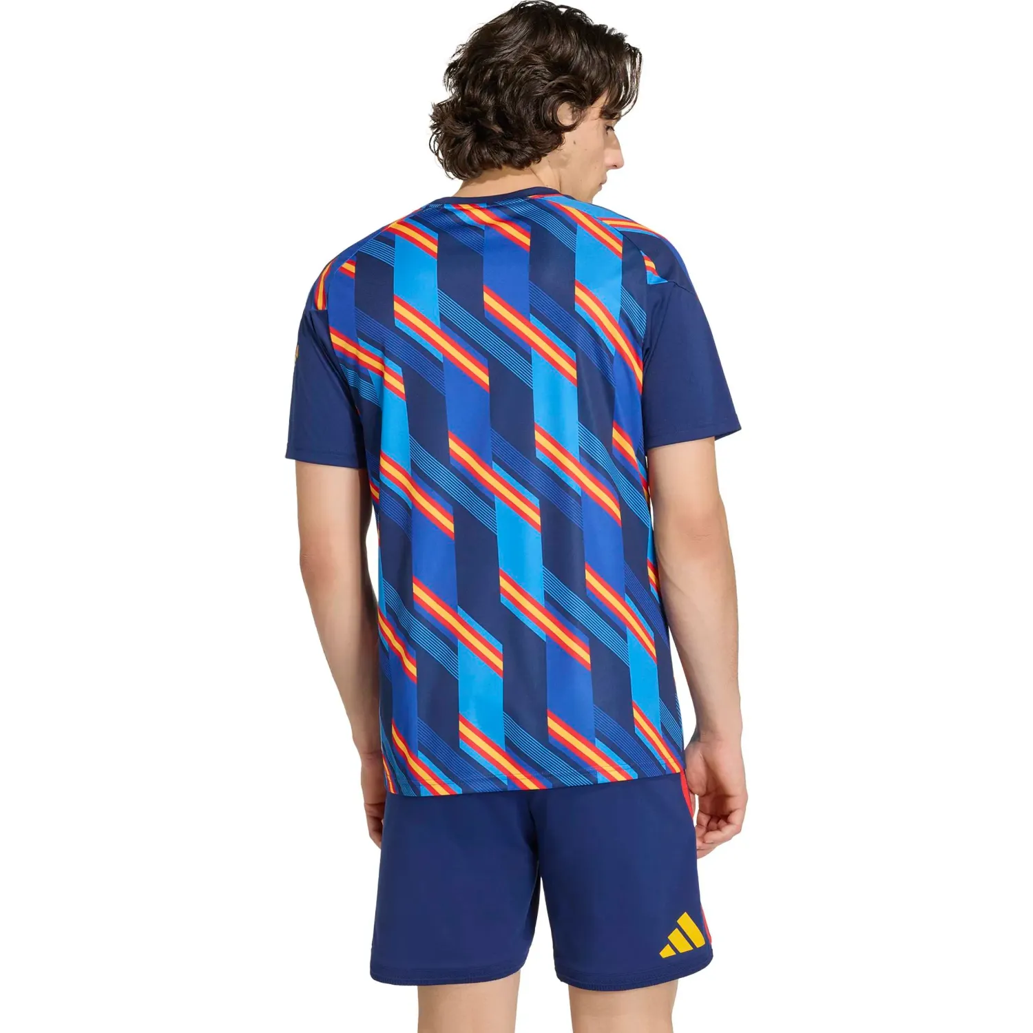 Polo Adidas De Futbol Hombre Rfef H Preshi color azul | Platanitos
