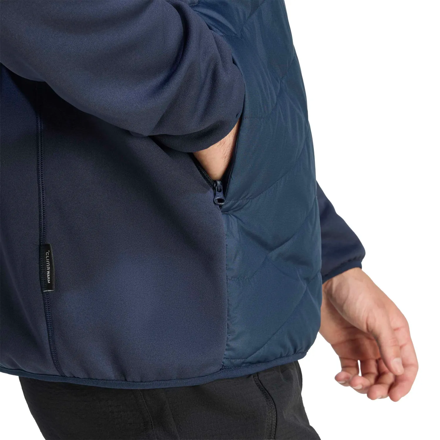 adidas Casaca Adidas Deportivo Hombre Multi Hyb Jkt color azul marino | Platanitos