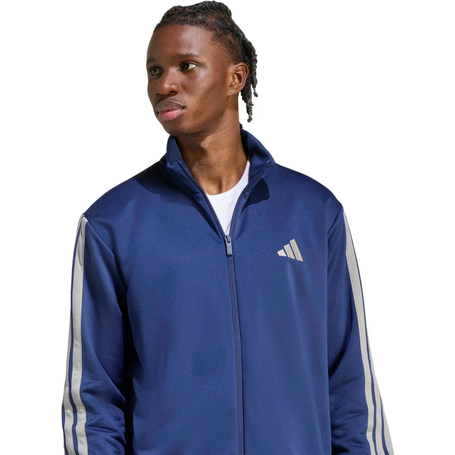 adidas Conjunto Adidas Deportivo Hombre M 3s Ft Tt Ts color azul | Platanitos