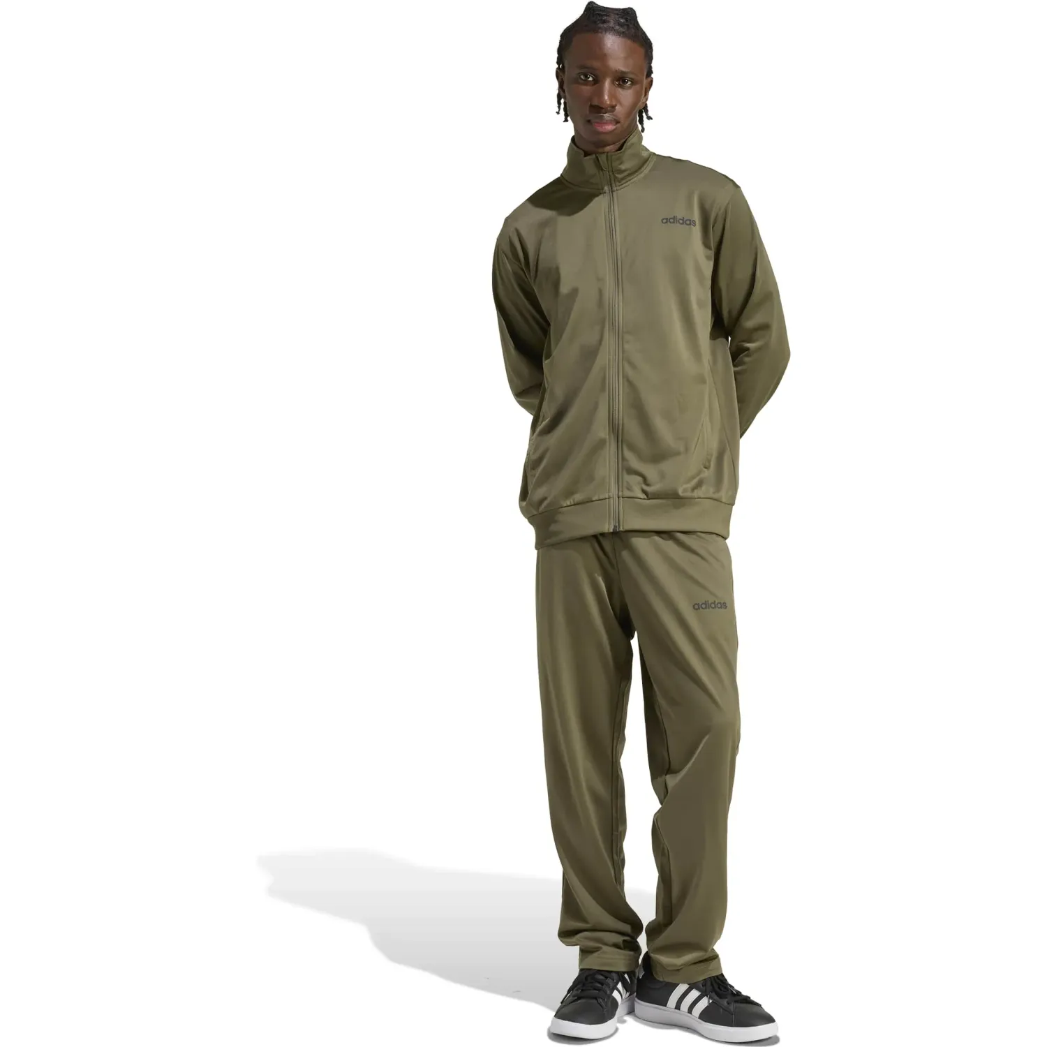 adidas Casaca Adidas Deportivo Hombre M Tr Linear Ts color oliva | Platanitos