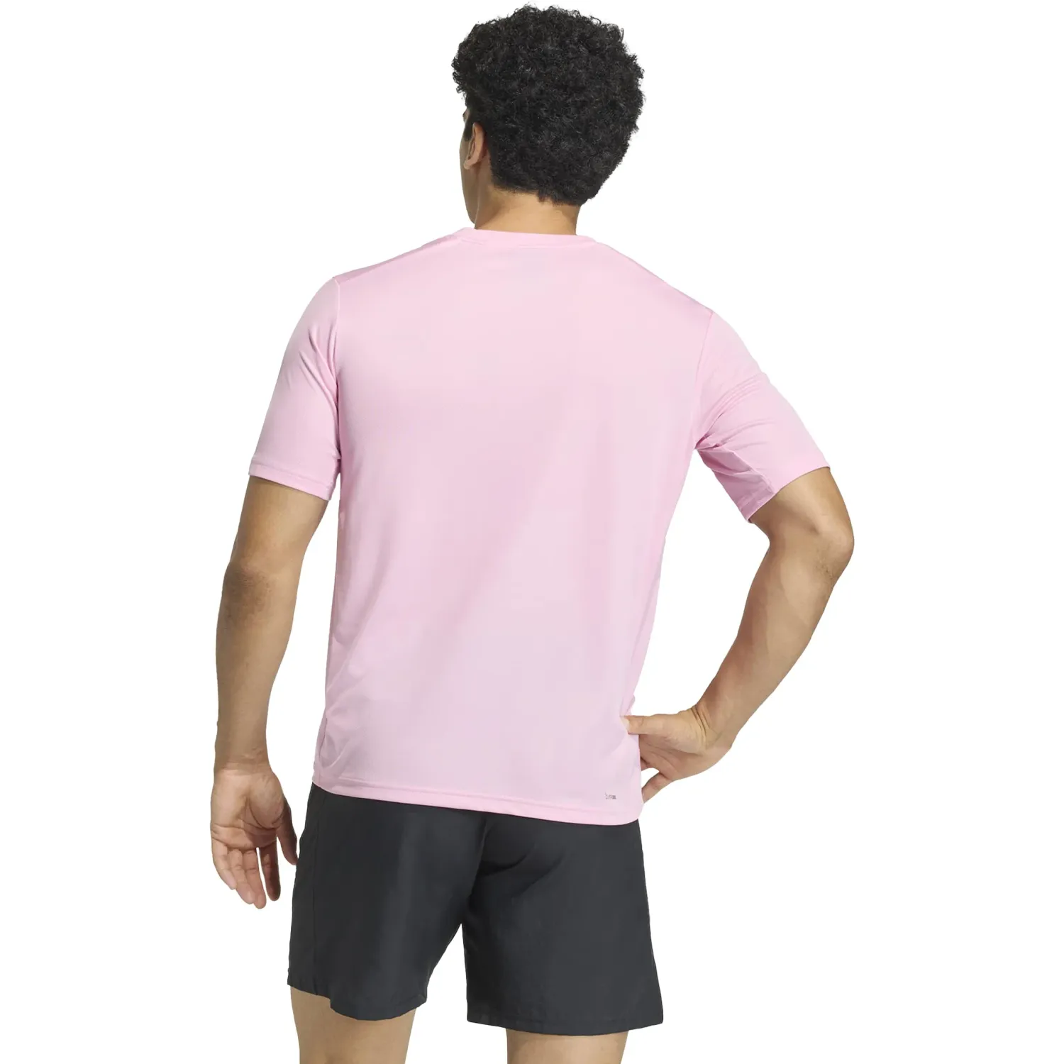 adidas Polo Adidas Training Hombre We Bas T color rosa | Platanitos