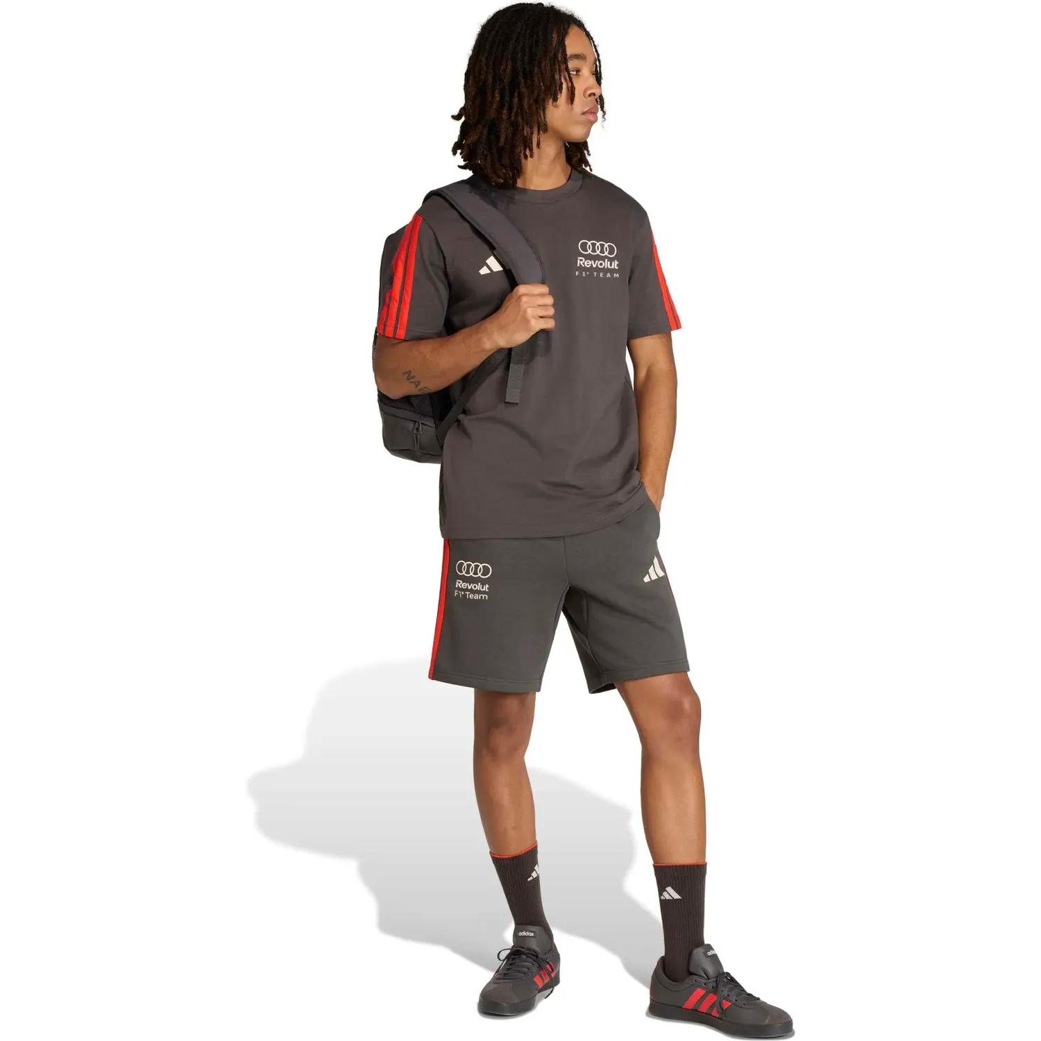 adidas Polo Adidas Motorsport Hombre Au Dna Tee M color negro | Platanitos