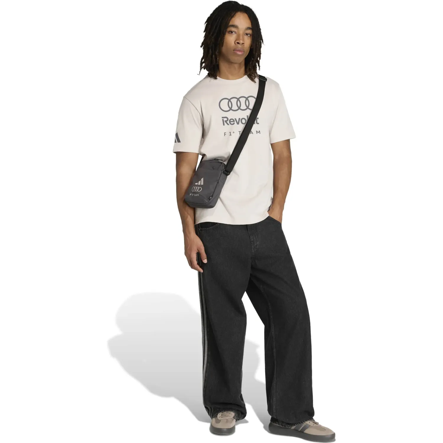 Polo Adidas Motorsport Hombre Au Dna Gftee M color gris | Platanitos