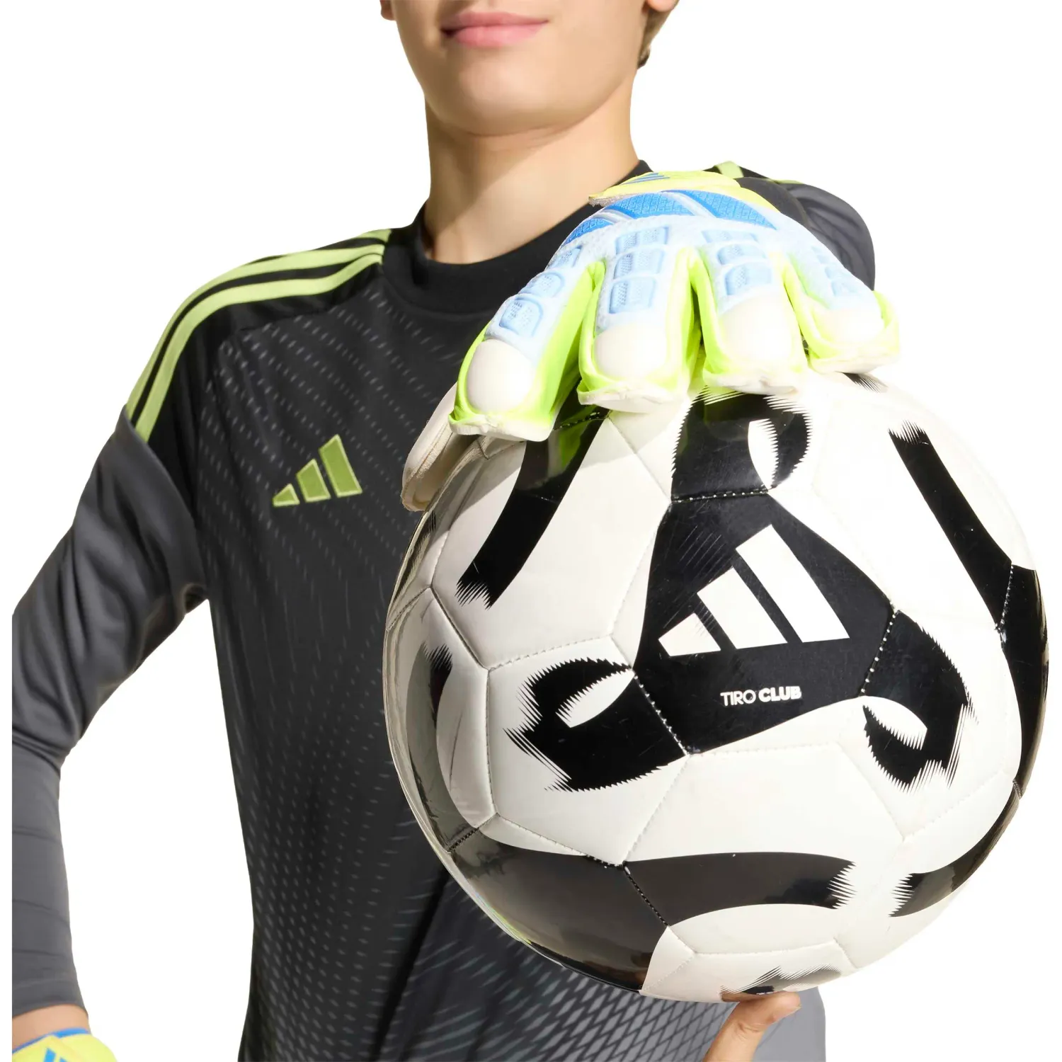 Guantes Adidas De Futbol Juvenil Pred Gl Mtc Fsj color azul | Platanitos