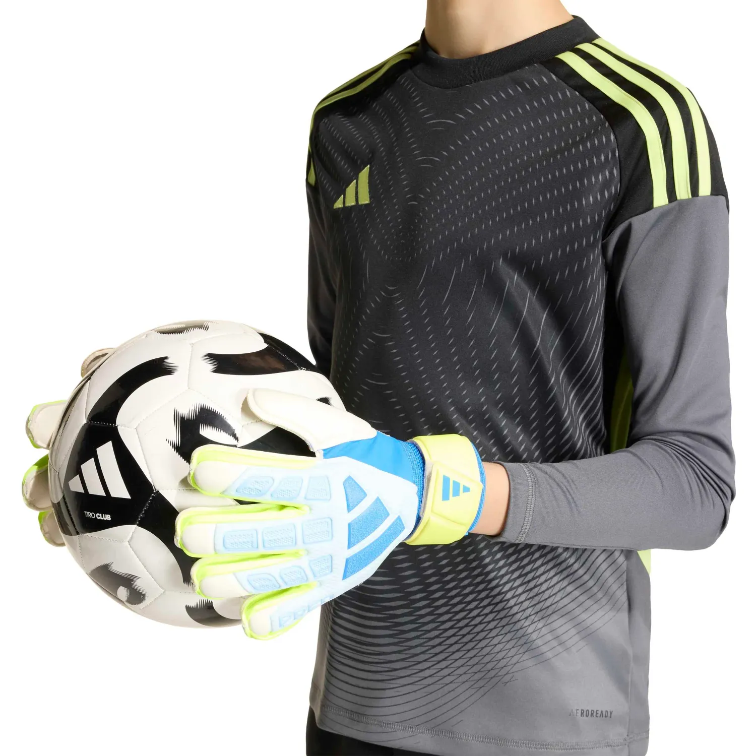 Guantes Adidas De Futbol Juvenil Pred Gl Mtc Fsj color azul | Platanitos