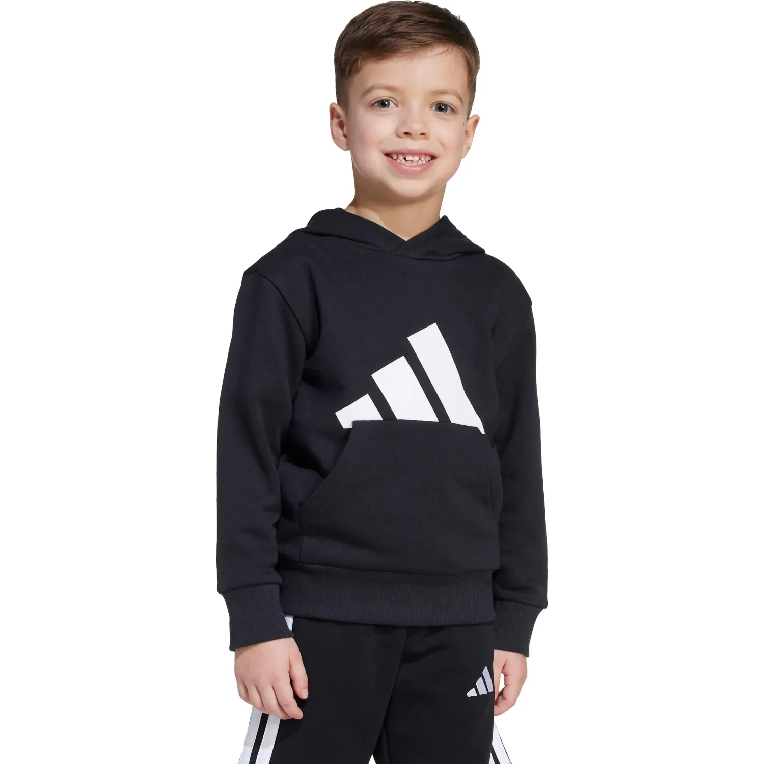 adidas Polera Adidas Deportivo Niños Lk Bl Ft Hd color negro | Platanitos