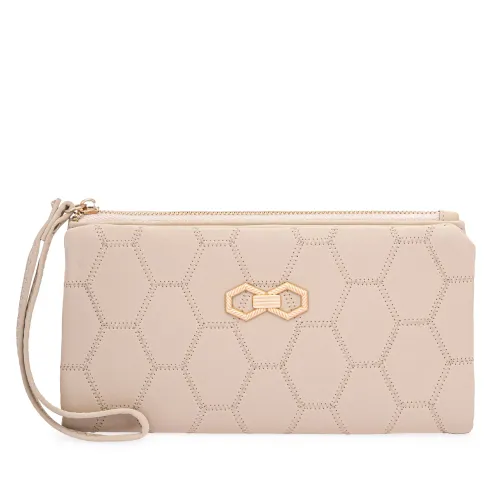 Monedero Limoni Dama Niria color beige | Platanitos