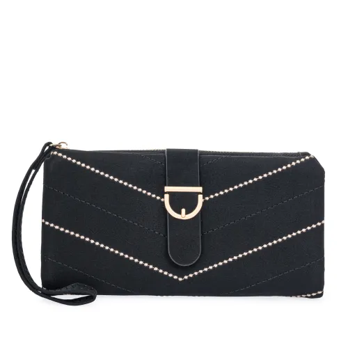 Monedero Limoni Dama Winny color negro | Platanitos