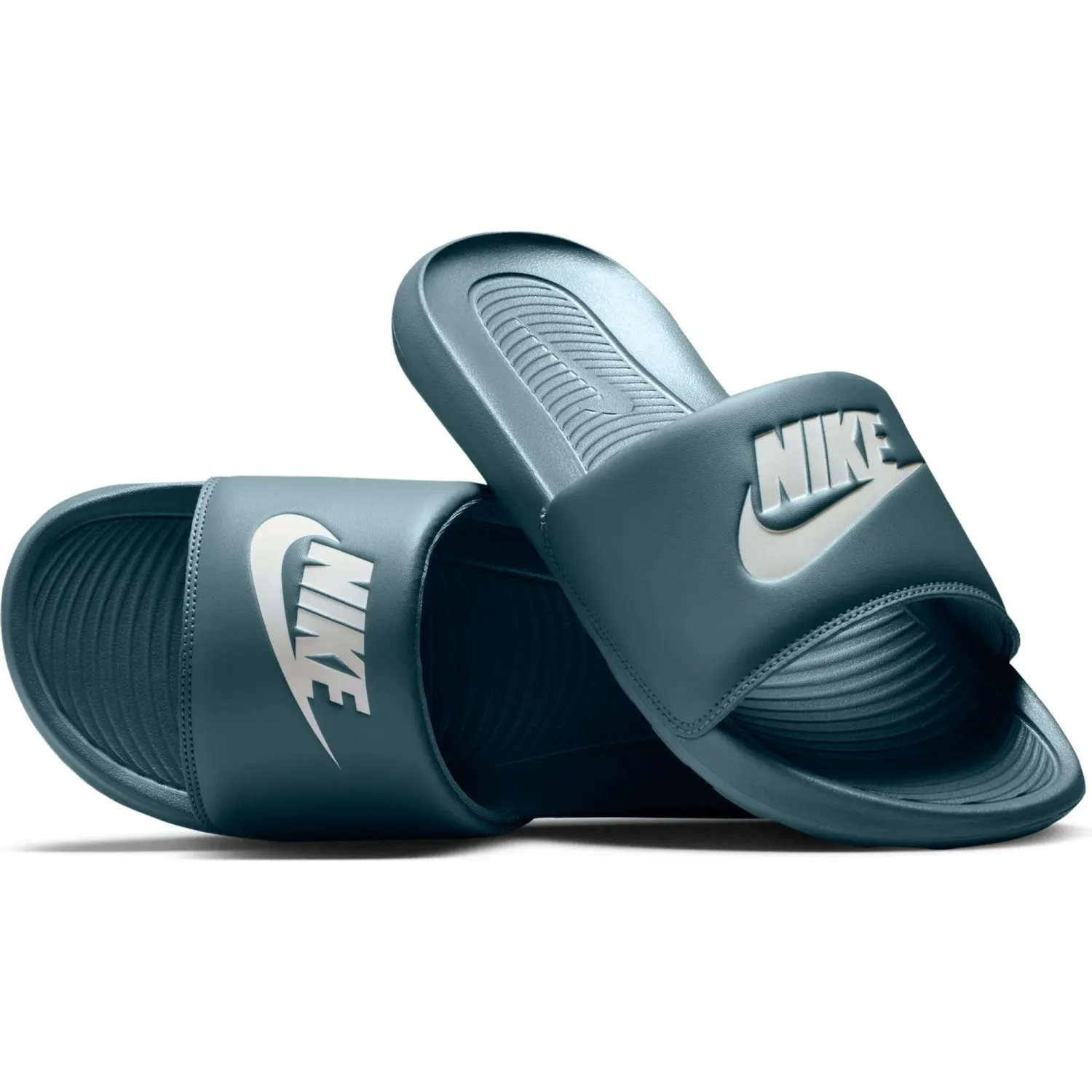 Sandalias Nike Hombre Victori One Slide color tiza | Platanitos