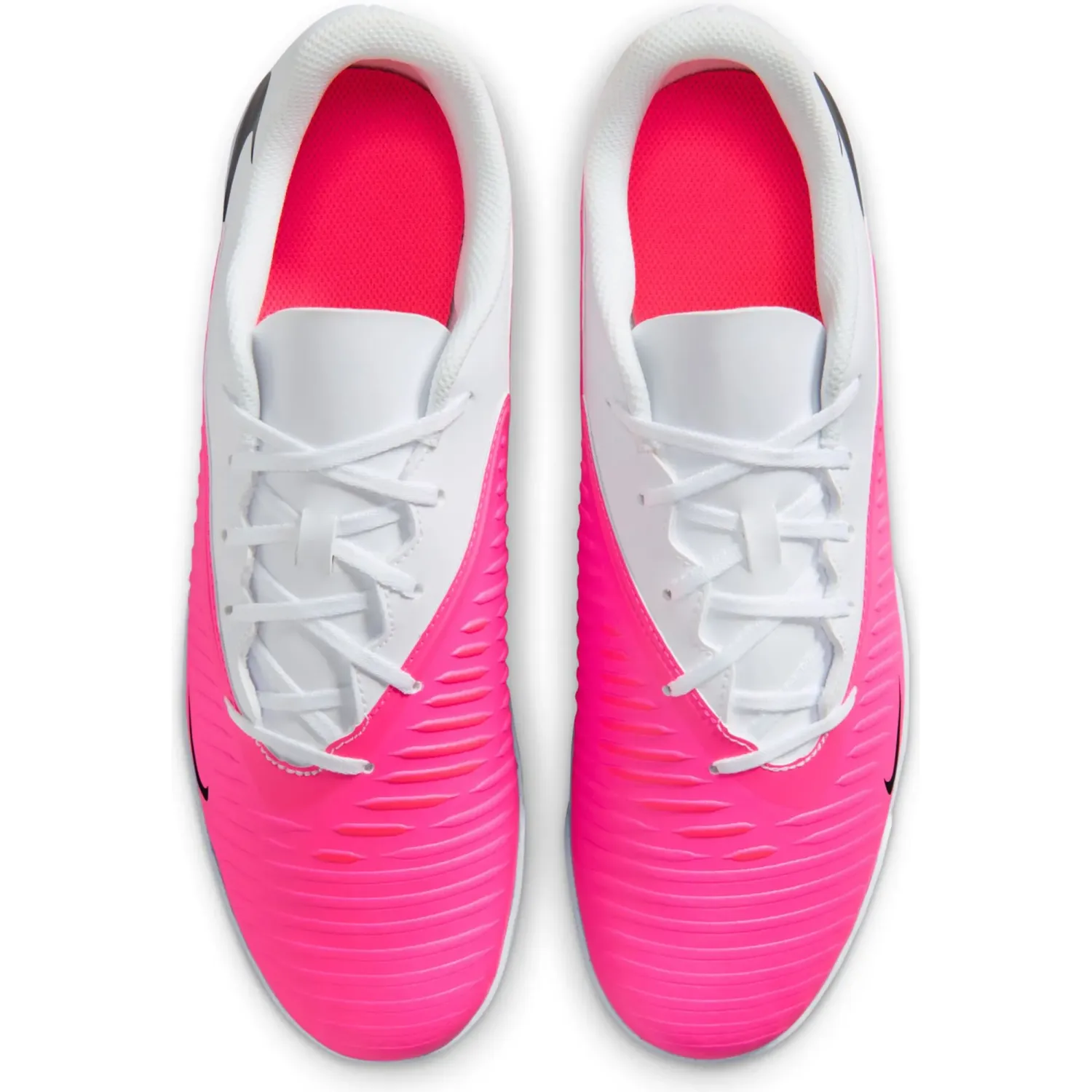 Zapatillas Nike De Futbol Unisex Phantom 6 Low Club Tf T color blanco / fucsia | Platanitos